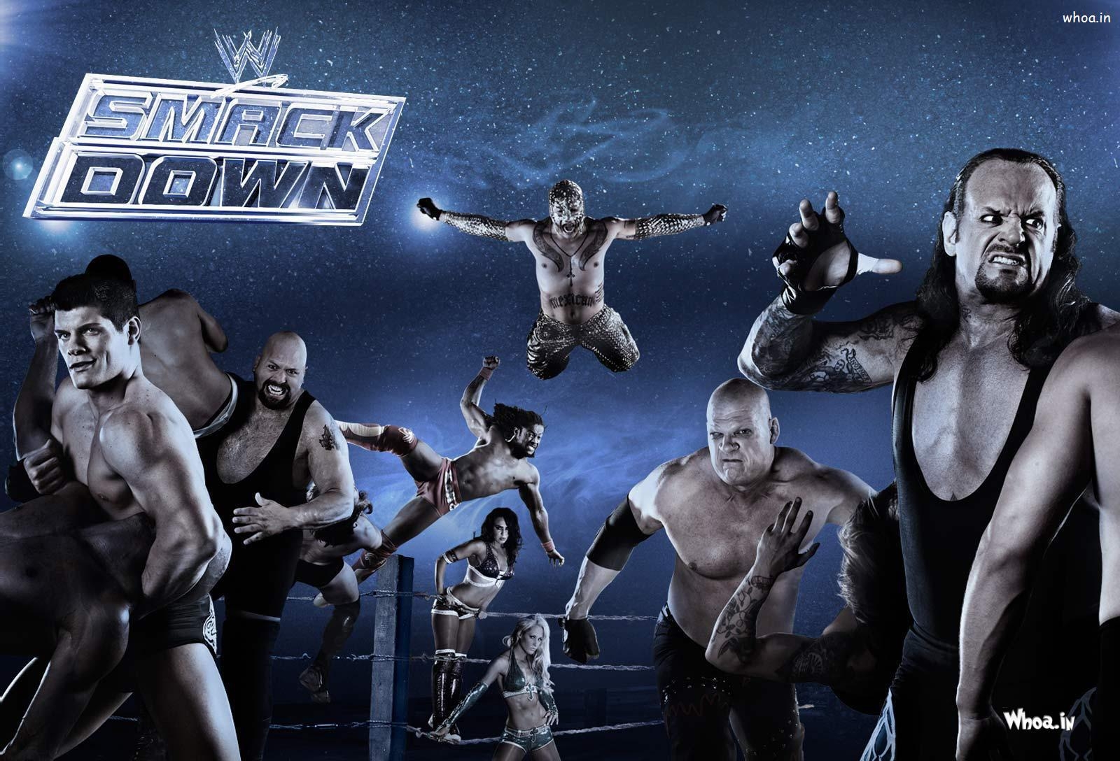 1600x1090 WWE Smackdown With All WWE Wrestlers HD Wallpaper, Desktop