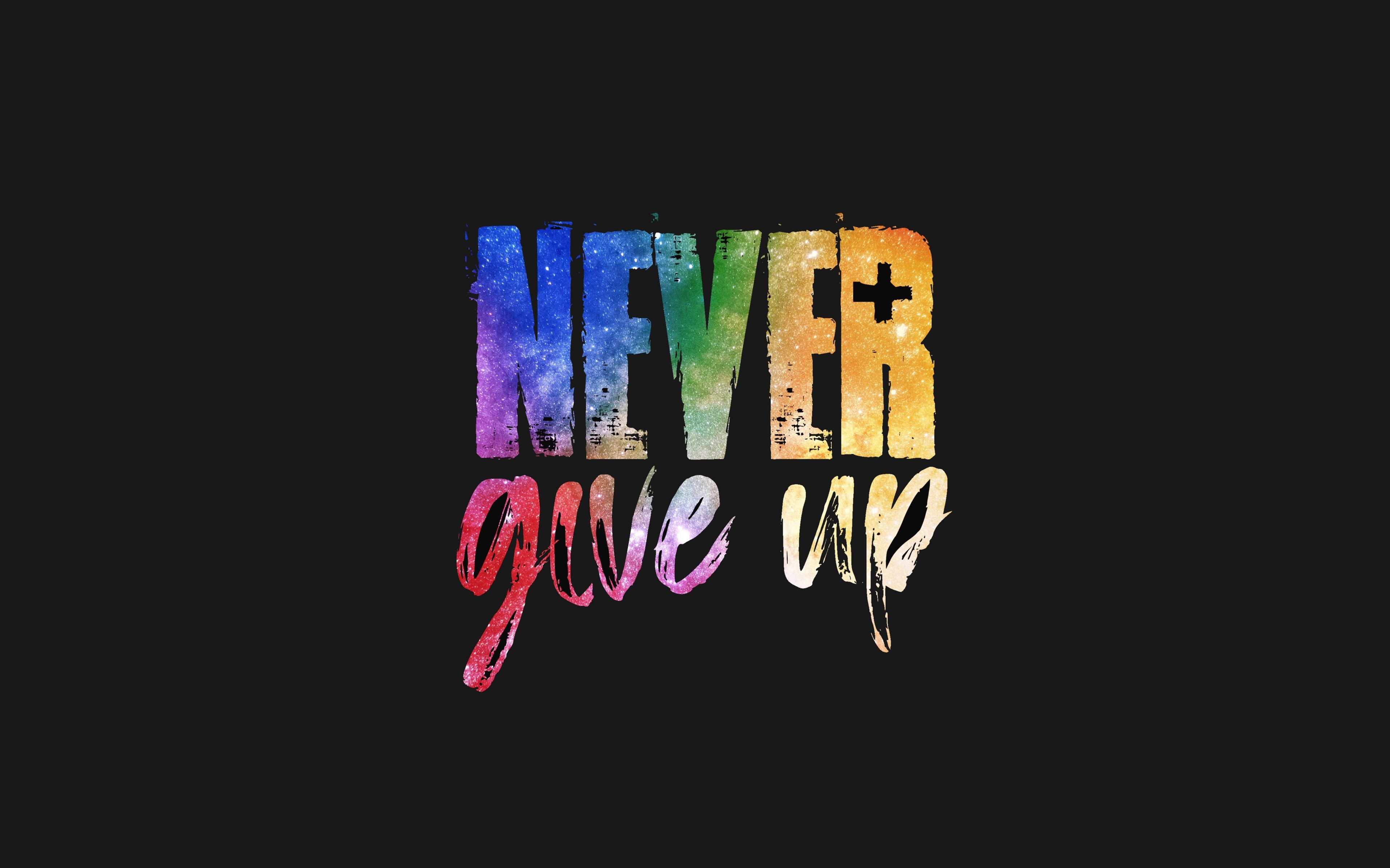 3840x2400 Never Give Up 4k 4k HD 4k Wallpaper, Image, Background, Photo and Picture, Desktop