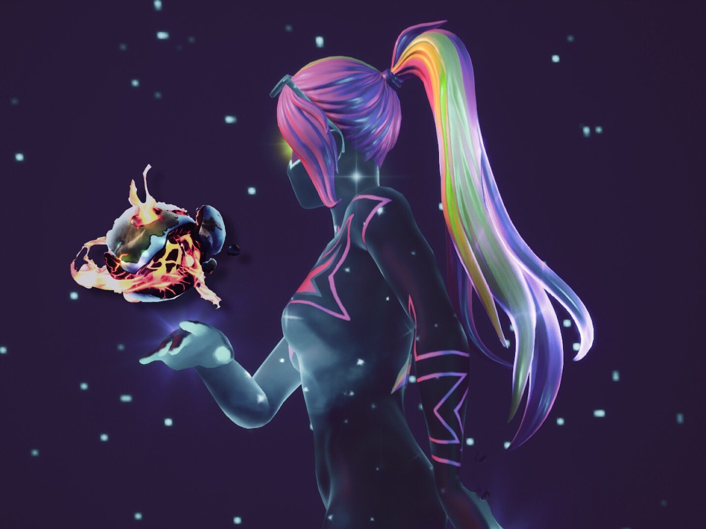 1440x1080 Galaxia Fortnite wallpaper, Desktop