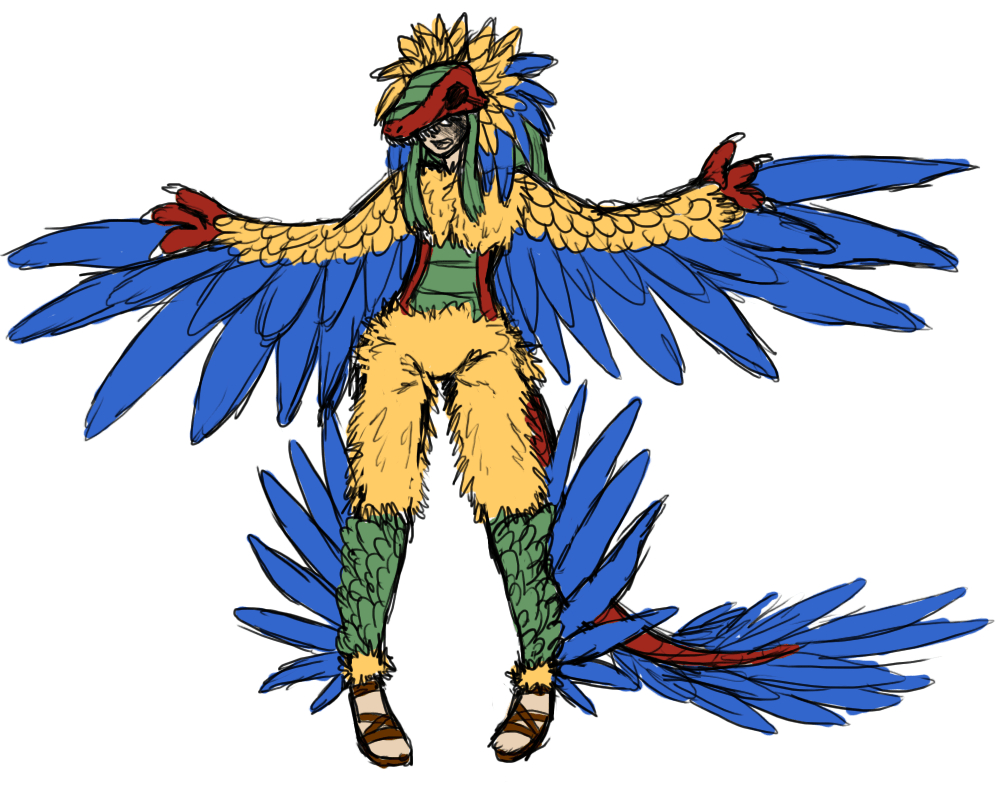 1000x800 Archeops Gijinka by cometthemicroraptor - Fur Affinity [dot] net, Desktop