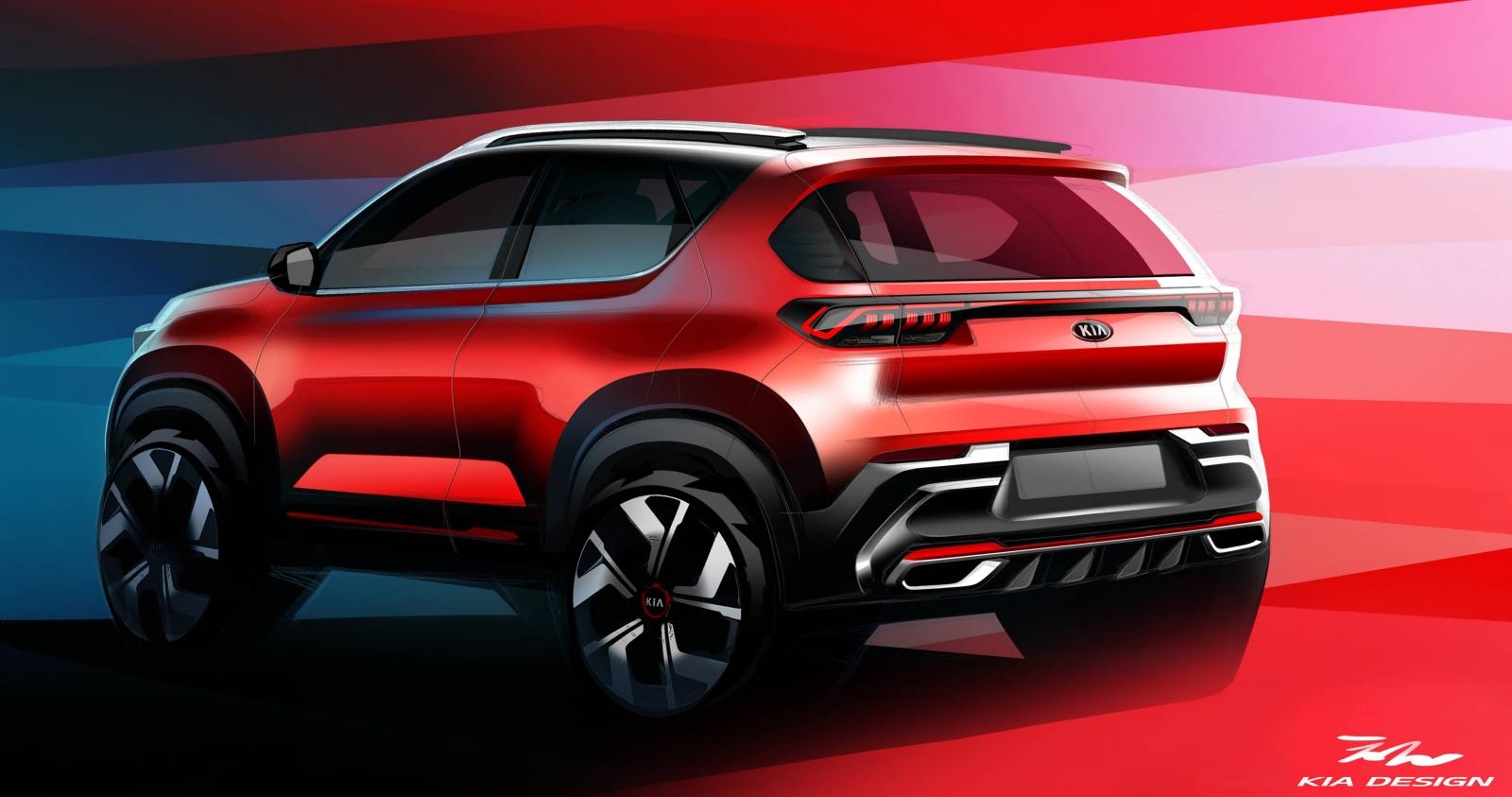 1600x850 Kia Sonet Official Image Revealed Ahead Of Global Premiere On August 7, Desktop