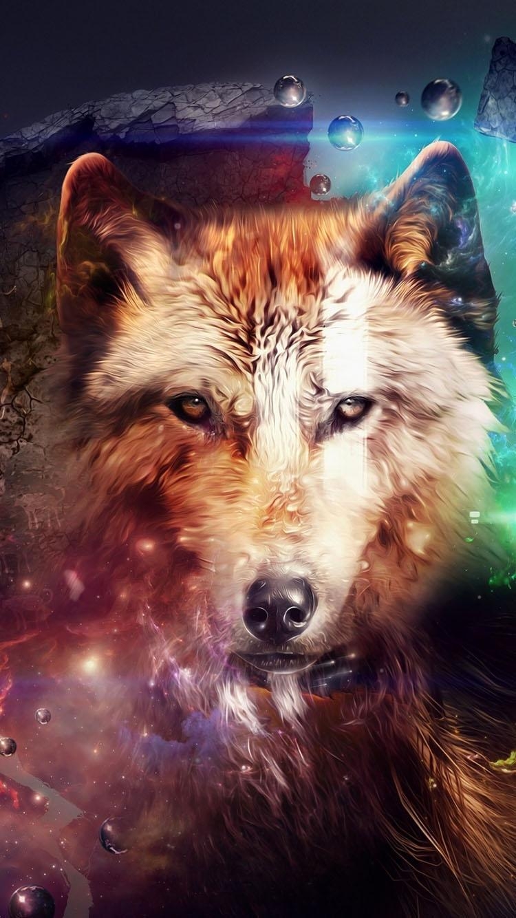 750x1340 Wolf Wallpaper (4K Ultra HD) for Android, Phone