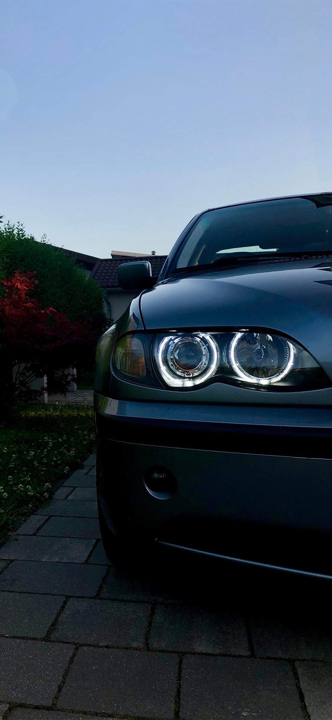 1130x2440 Just a phone wallpaper that i shot of my E46. Got the angel eyes fitted today :D, Phone