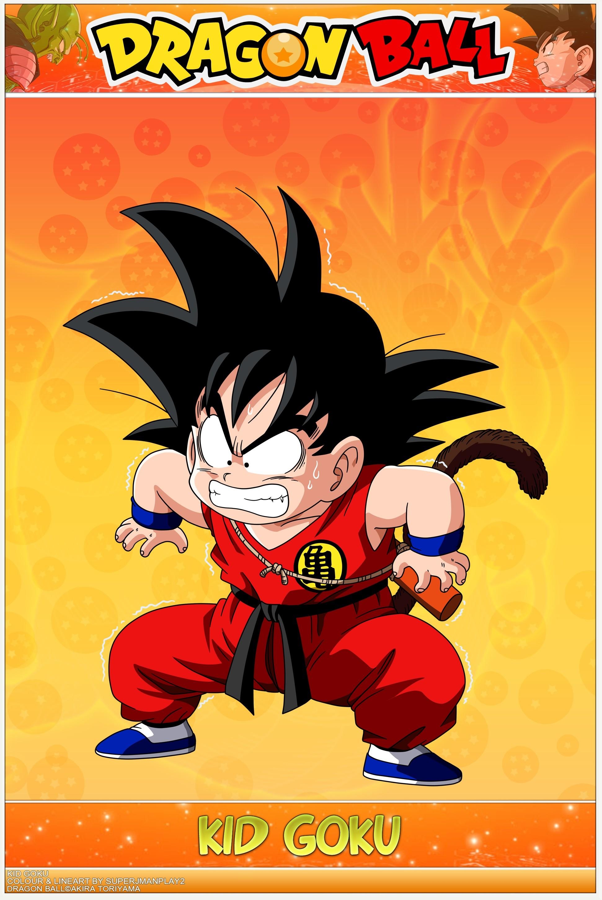 1950x2910 Kid Goku Cute Wallpaper, Phone