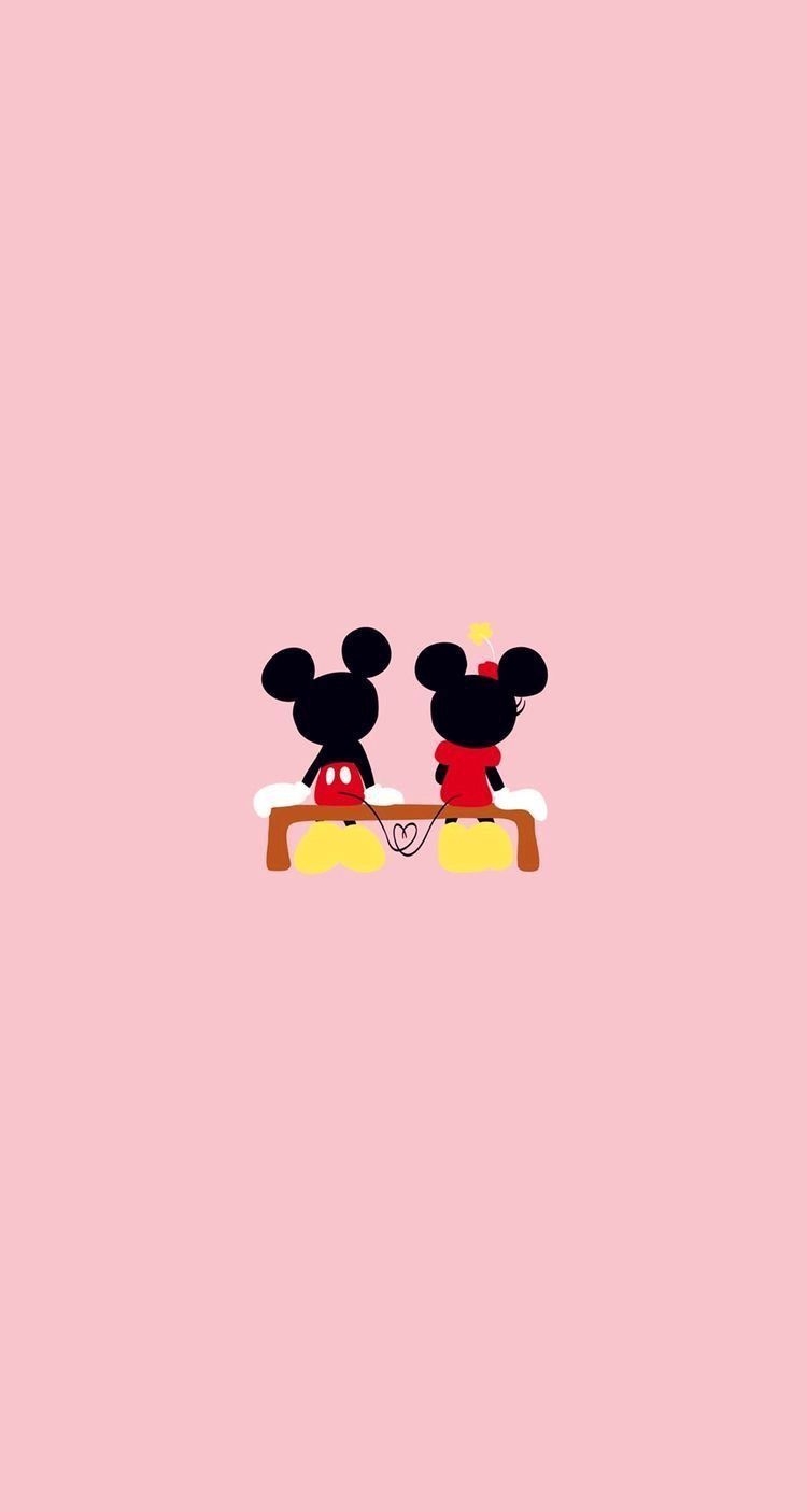 750x1410 Couple Cute Disney Wallpaper, Phone