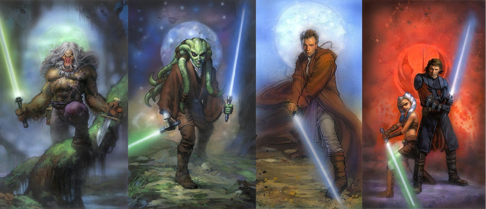 1840x800 Star Wars JEDI Wallpaper, Dual Screen