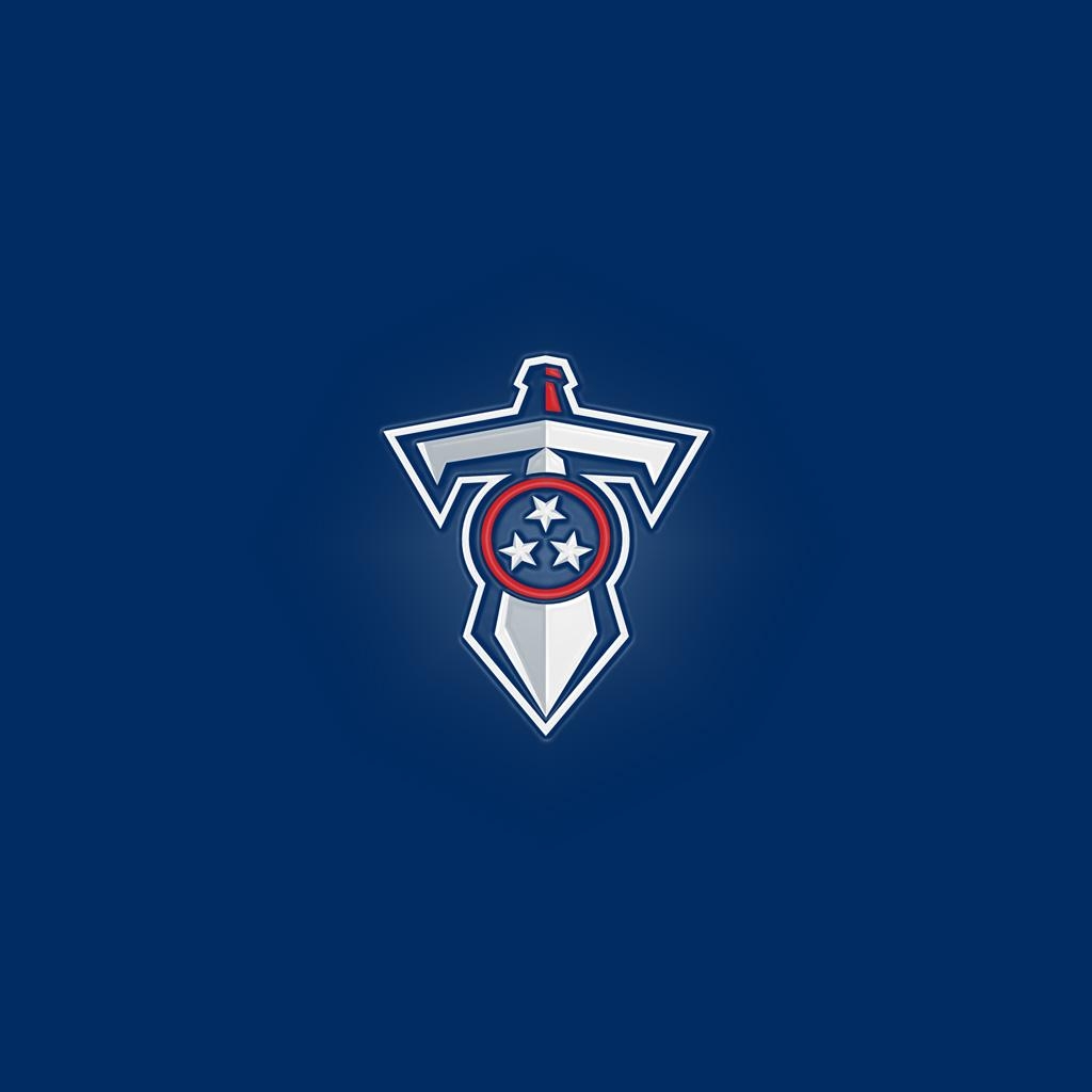 1030x1030 iPad Wallpaper with the Tennessee Titans Team Logos, Phone