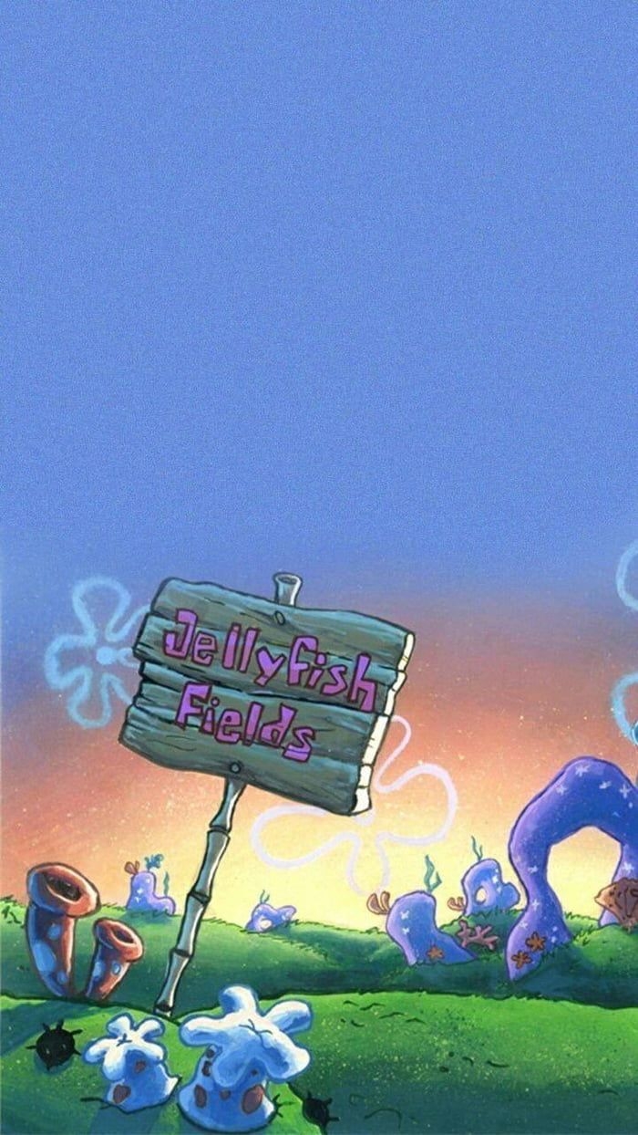 700x1250 Jellyfish fields from spongebob. Disney wallpaper, Spongebob wallpaper, Wallpaper iphone cute, Phone