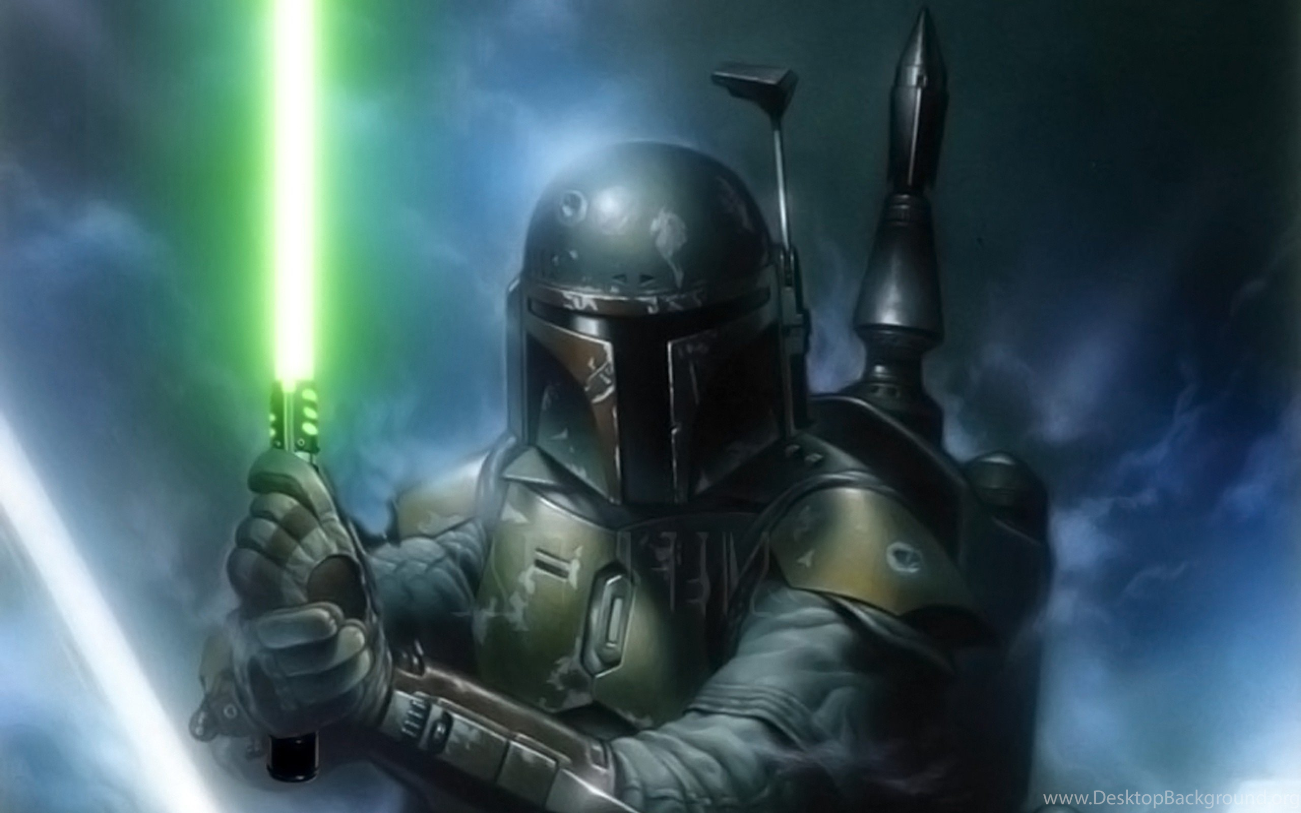 2560x1600 Star Wars, Boba Fett, Lightsaber Wallpaper HD Desktop Background, Desktop