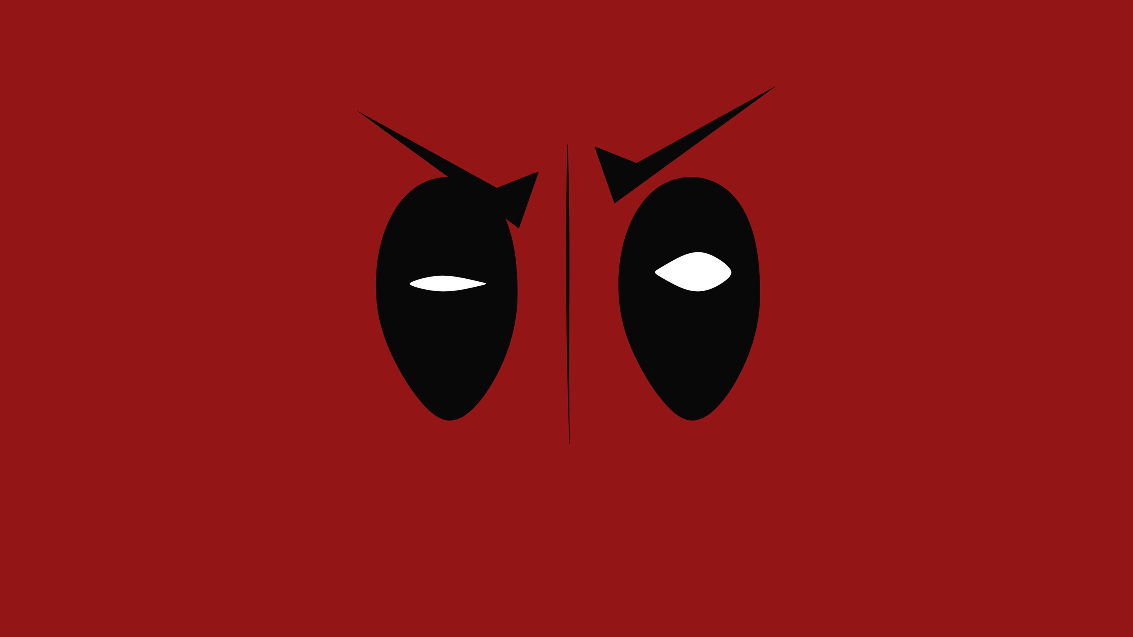 3840x2160 Deadpool Hero Eye Logo Art Film Wallpaper, Desktop