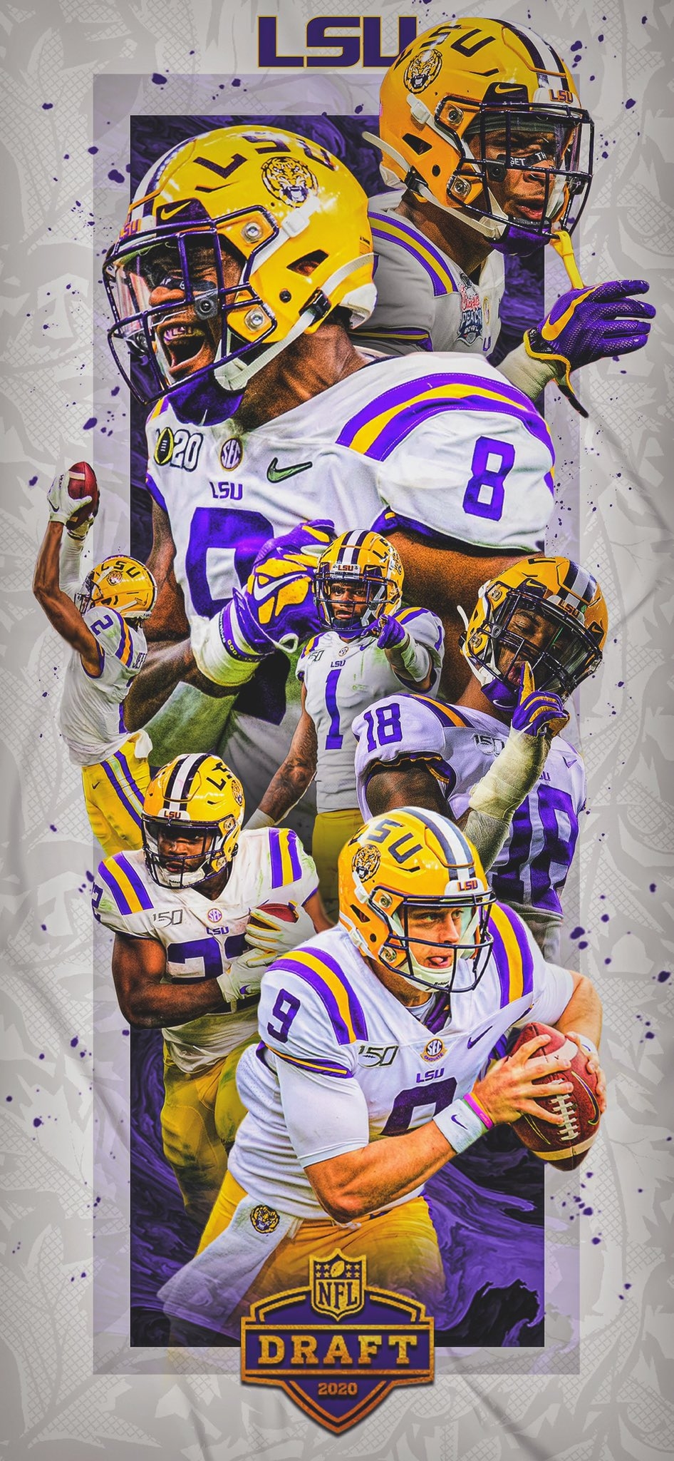 950x2050 LSU Football Recruiting, Phone