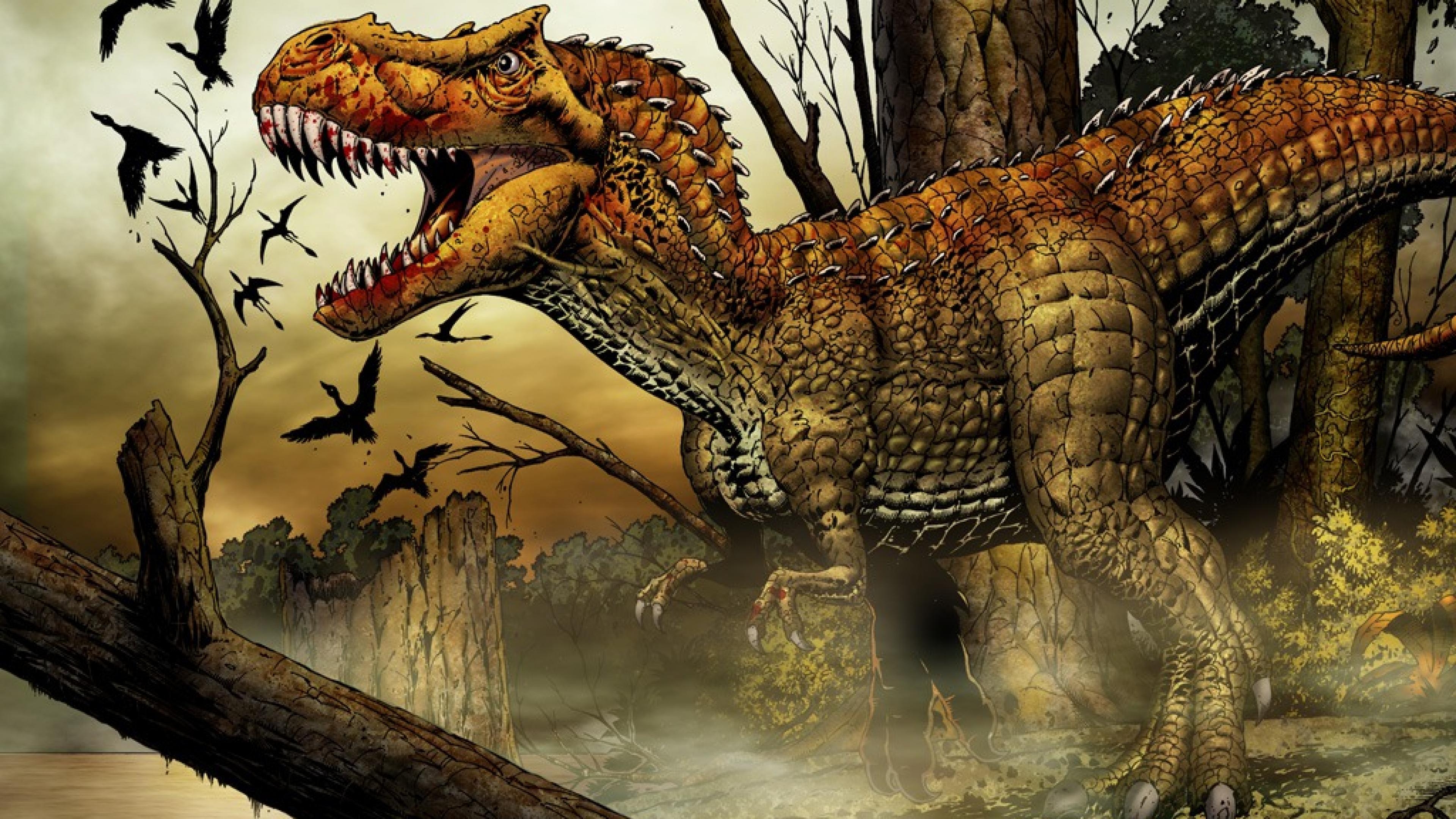 3840x2160 4k Dinosaur HD Background T Rex, Desktop