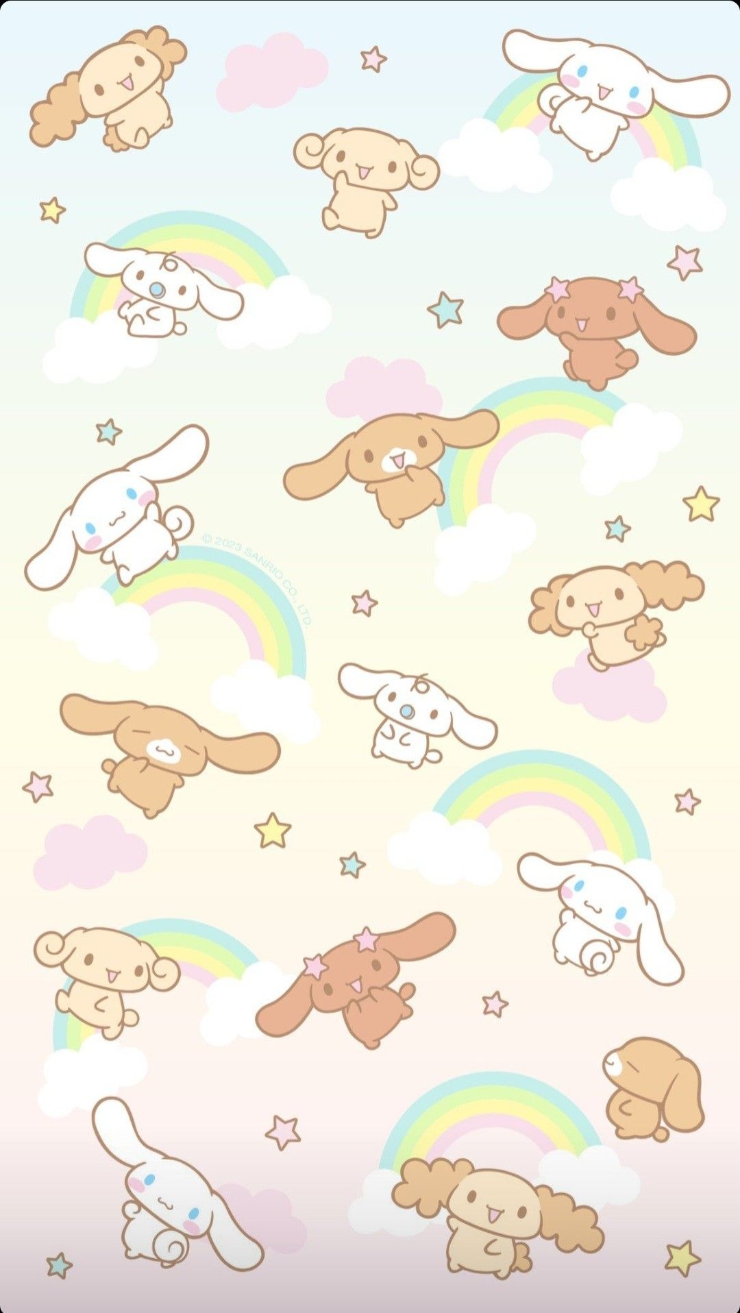 1080x1920 mocha cinnamoroll milk espresso cappucino and chiffon rainbow stars sanrio wallpaper. Sanrio wallpaper, Cute emoji wallpaper, Cute pastel wallpaper, Phone