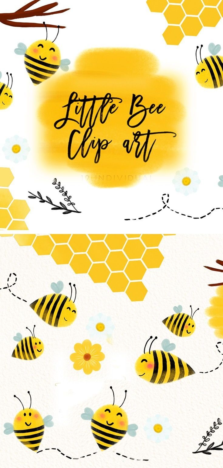 740x1540 bee clip art, bees illustration, Honey bee clipart. Illustrations. Design Bundles. Bee illustration, Bee clipart, Clip art, Phone