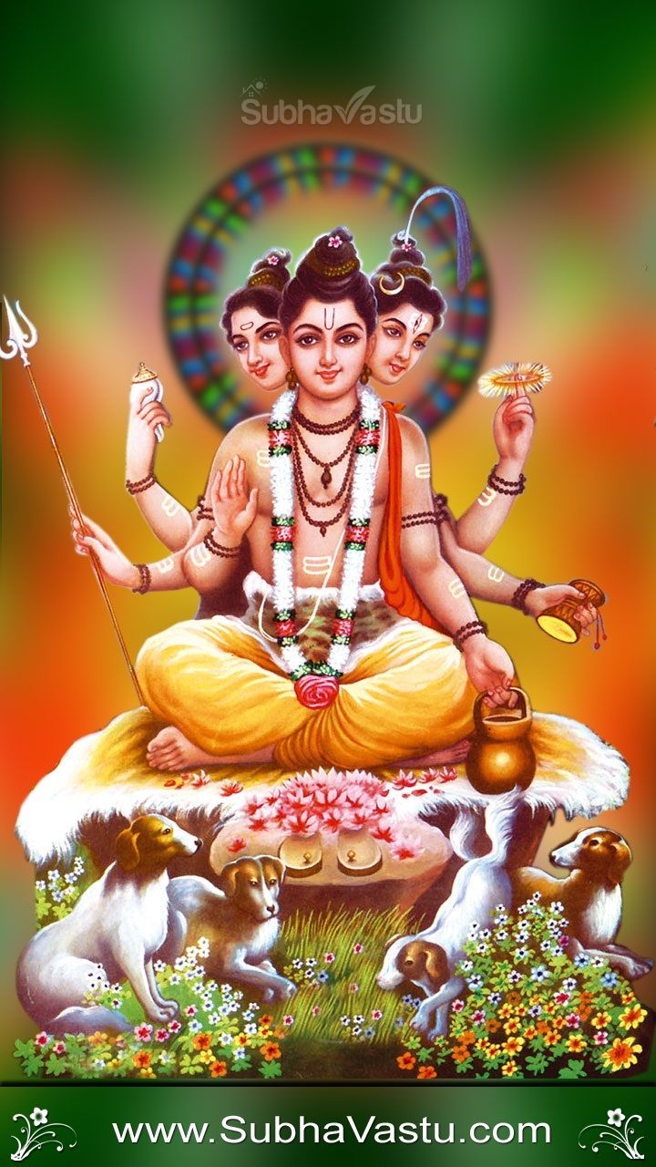 720x1280 Subhavastu God Desktop Mobile Wallpaper: Dattatreya: Lord Dattatreya Mobile Wallpaper_96, Phone