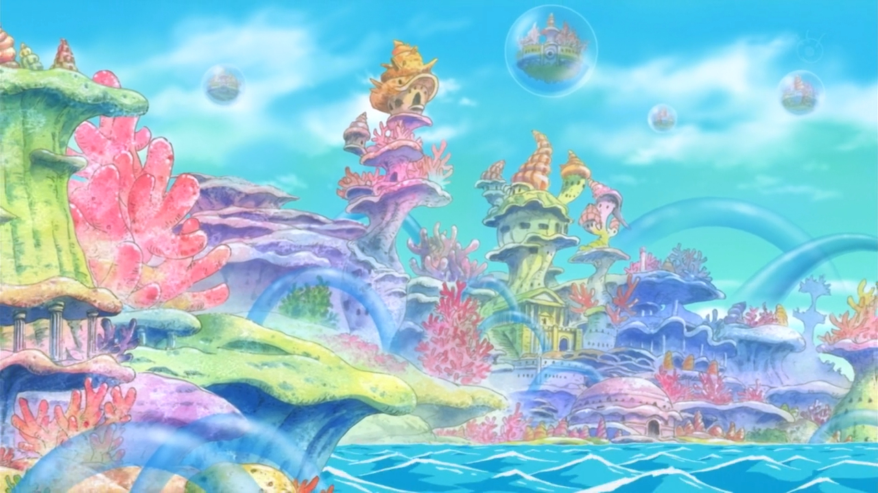 1280x720 Ryugu Kingdom. One Piece. One piece, One piece anime, Anime background, Desktop