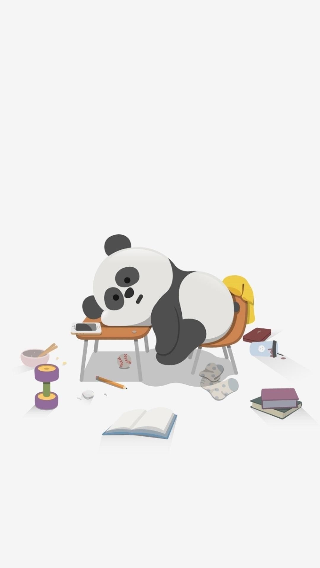 1080x1920 Panda Cartoon Wallpaper, Phone