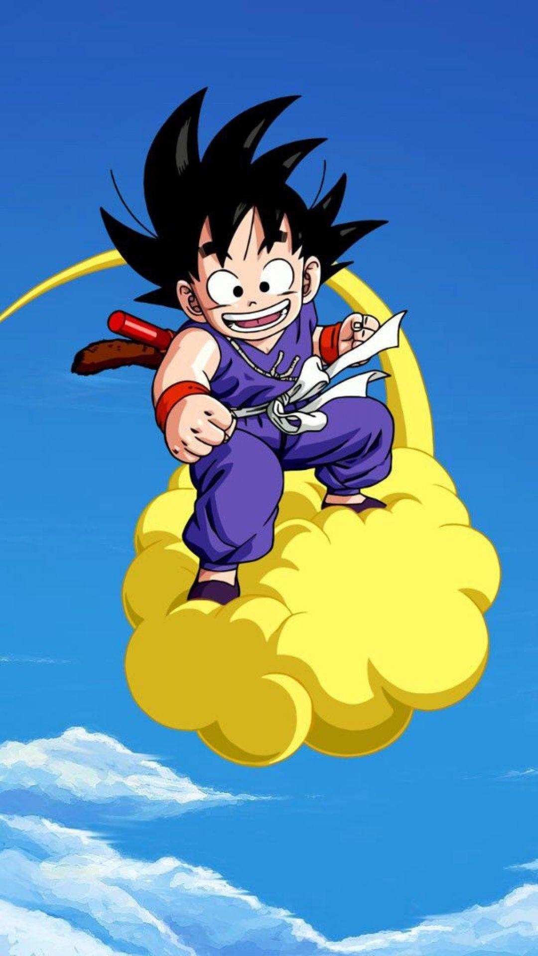 1080x1920 Kid Goku Sky HD Wallpaper, Phone