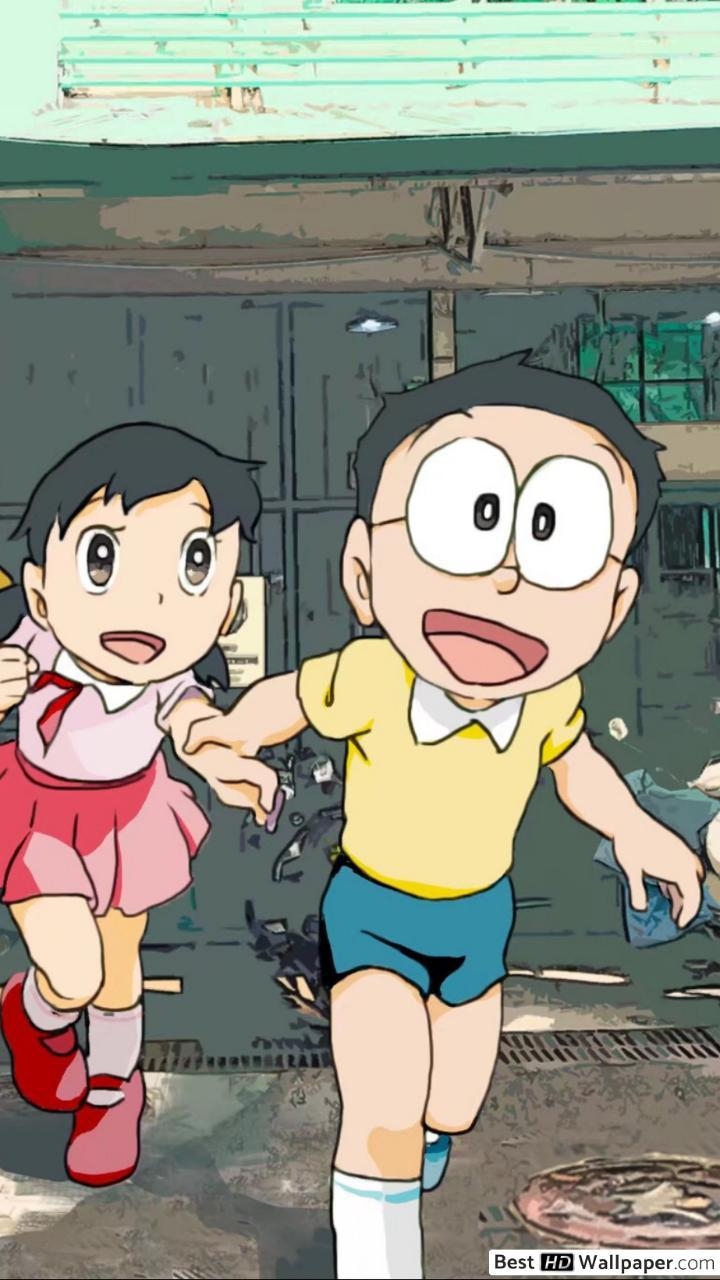 720x1280 Aesthetic Cute Doraemon And Nobita Wallpaper HD, Phone