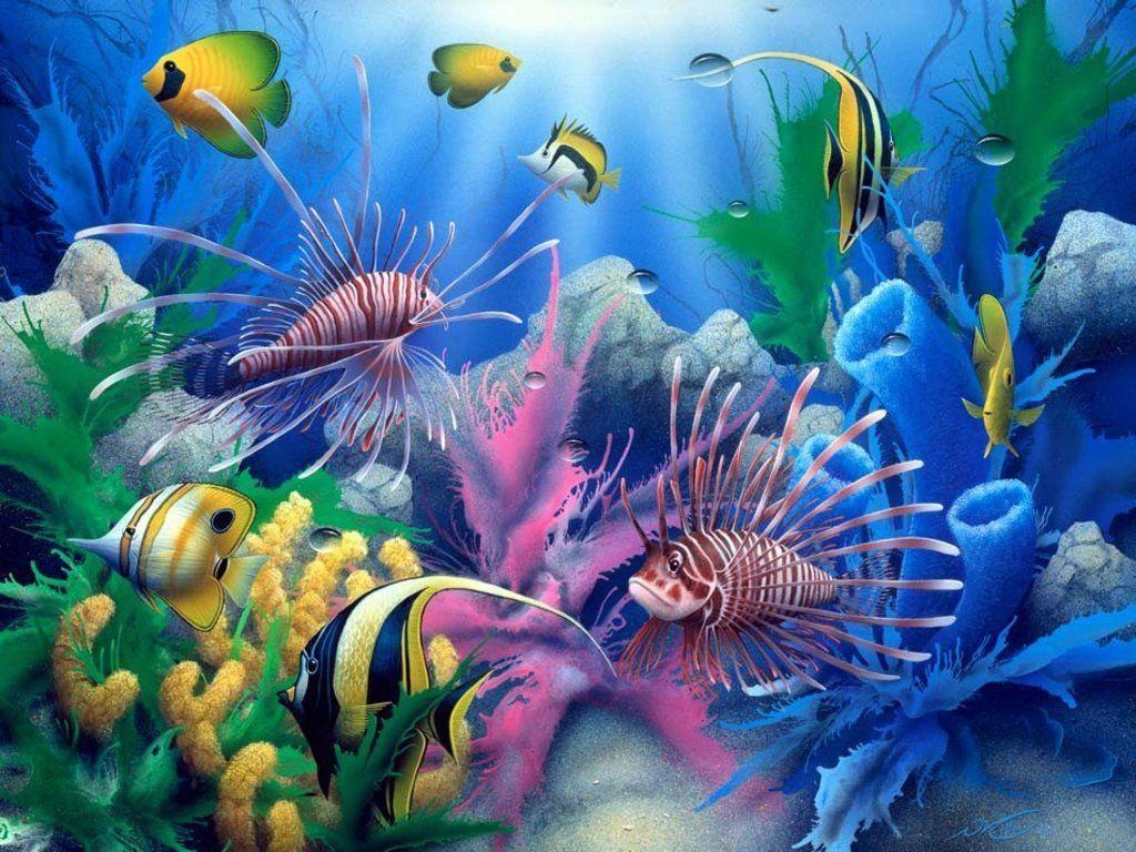 1030x770 Ocean Life Wallpaper, Desktop