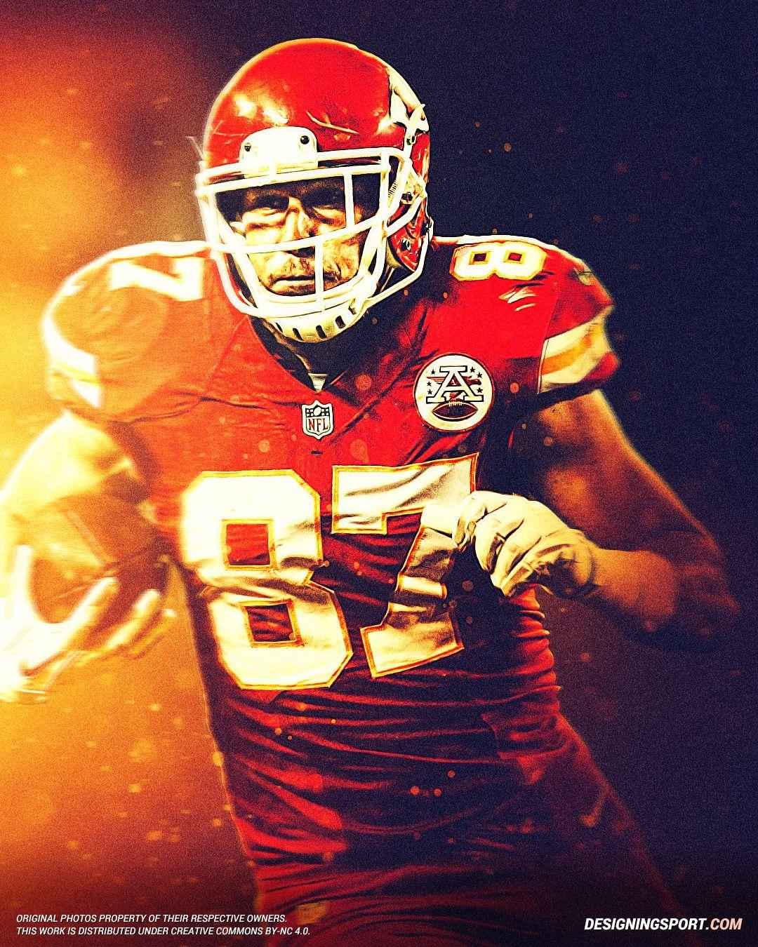 1080x1350 Free download Travis Kelce Kansas City Chiefs Designing, Phone