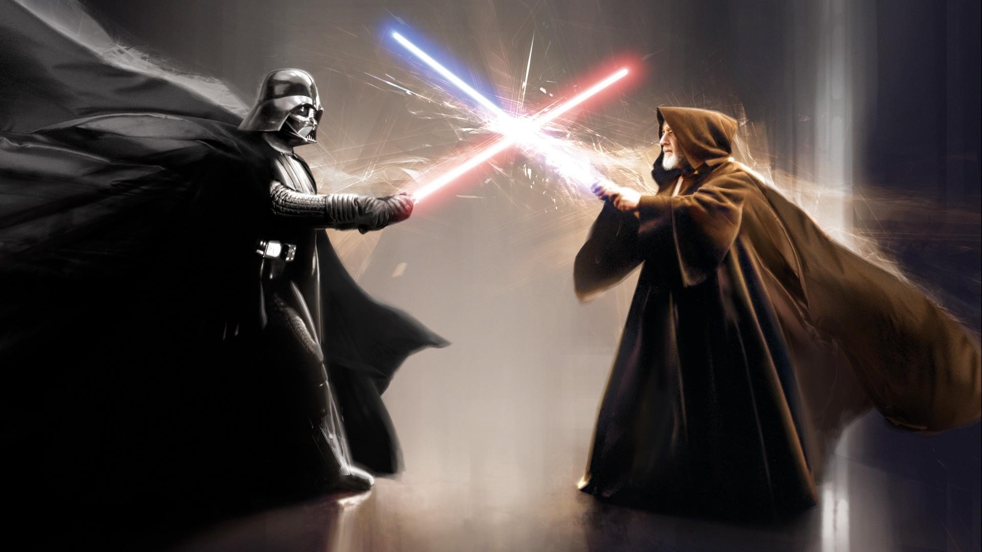 1920x1080 Obi Wan Vs. Darth Vader HD Wallpaper, Desktop