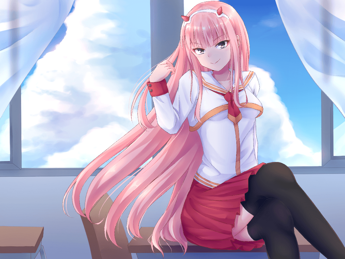 1200x900 Zero Two (Darling in the FranXX) Wallpaper Anime, Desktop