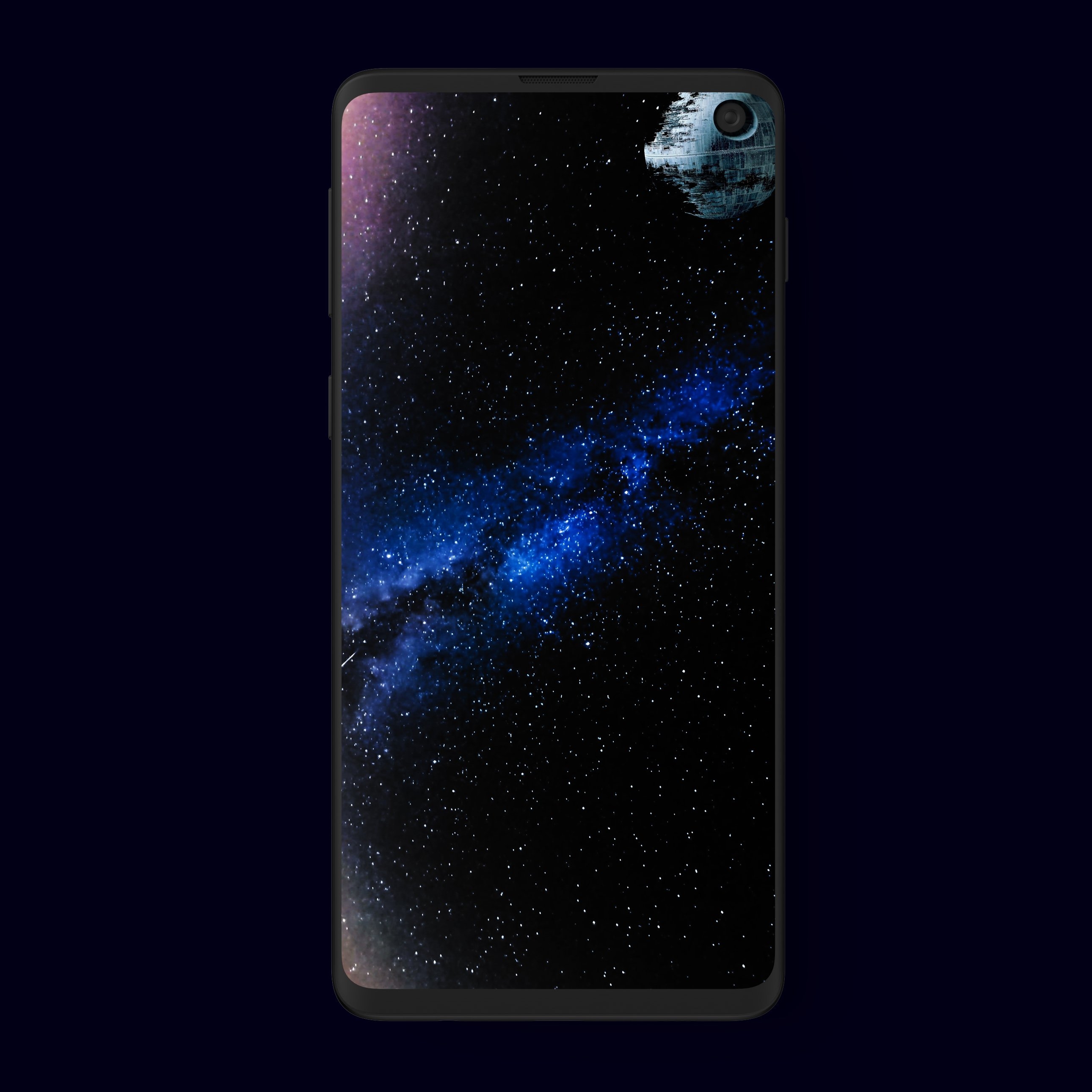 2580x2580 Samsung Galaxy S10 S10e Death Star Wallpaper, Phone