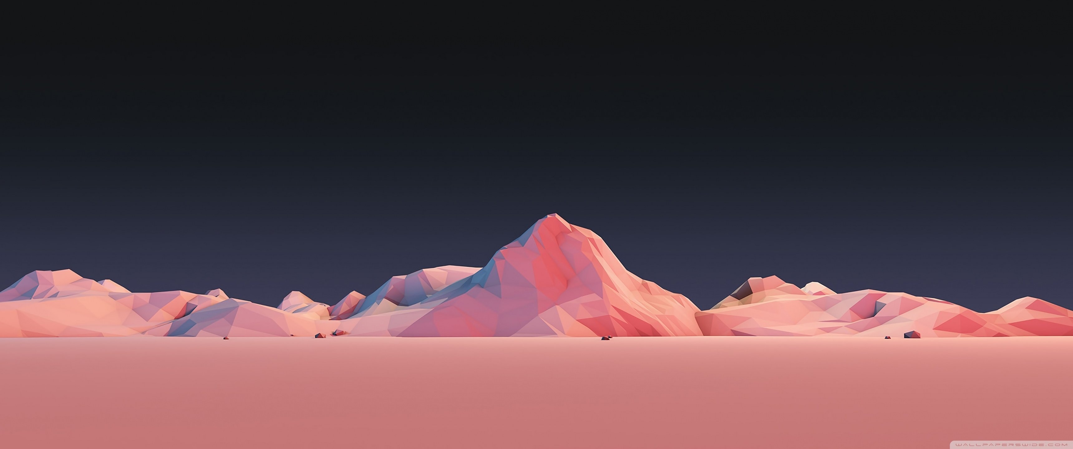 3440x1440 Low Poly Simple Mountain Landscape Ultra HD Desktop Background Wallpaper for: Widescreen & UltraWide Desktop & Laptop, Multi Display, Dual & Triple Monitor, Tablet, Dual Screen