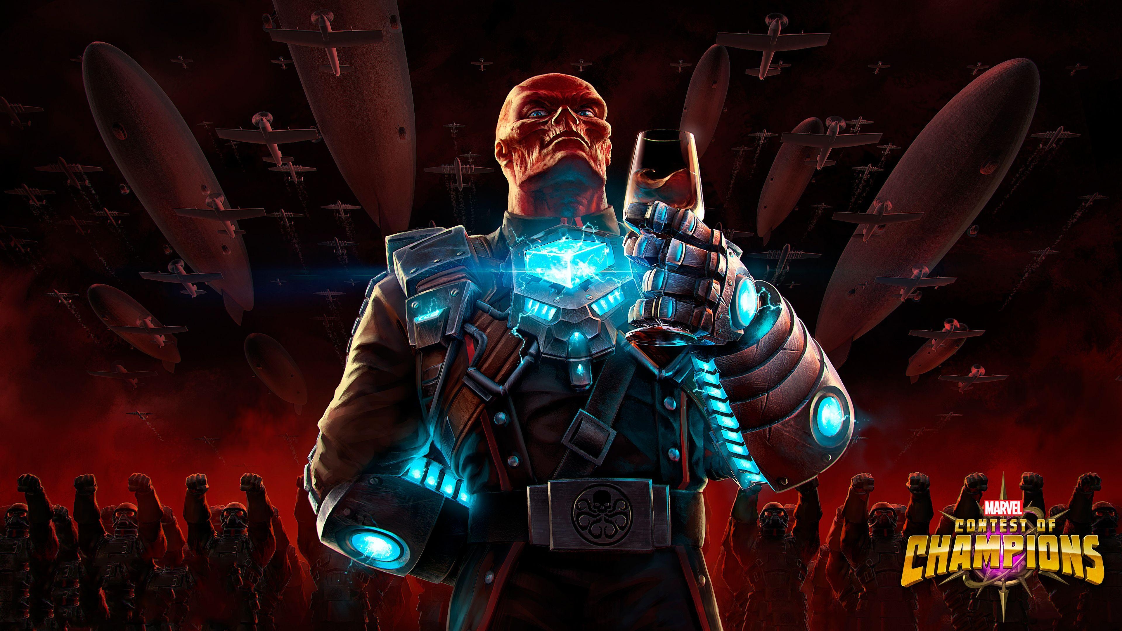 3840x2160 Red Skull picture free for desktop (2018), Desktop