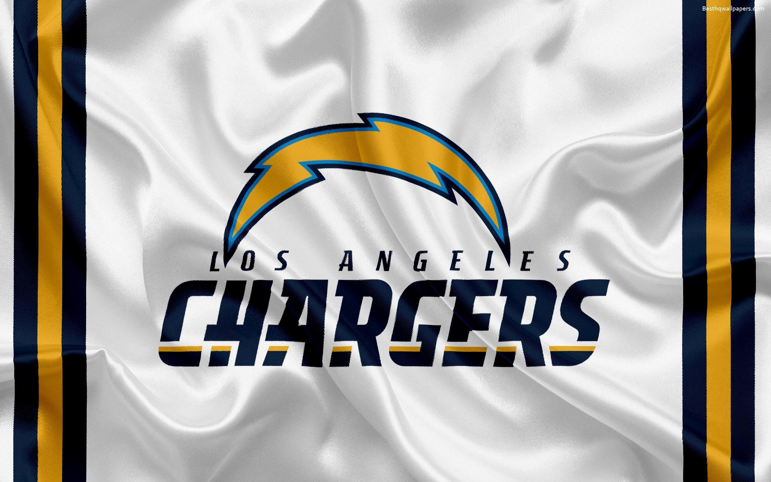 2560x1600 Download wallpaper Los Angeles Chargers, American football, logo, Desktop