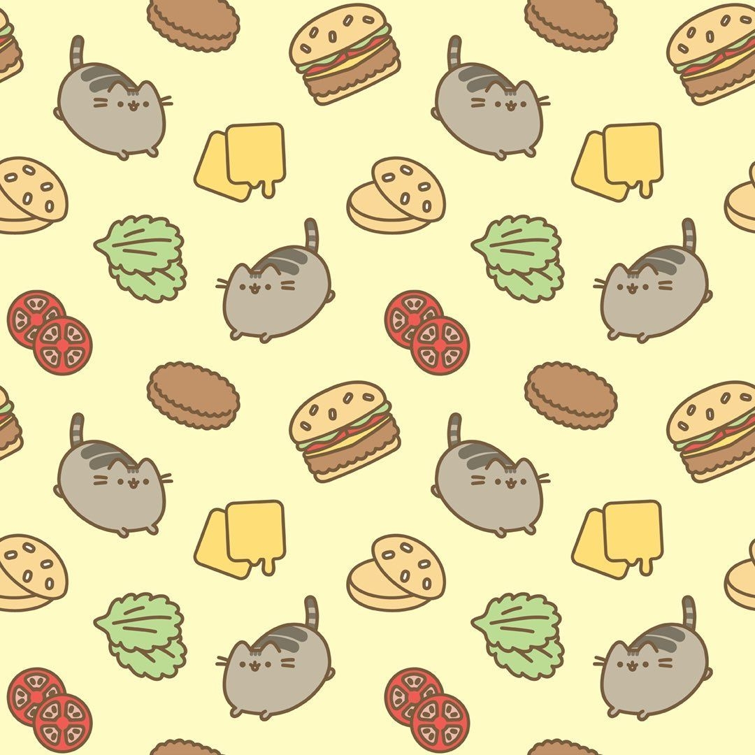 1080x1080 Pusheen Food Wallpaper Free Pusheen Food Background, Phone