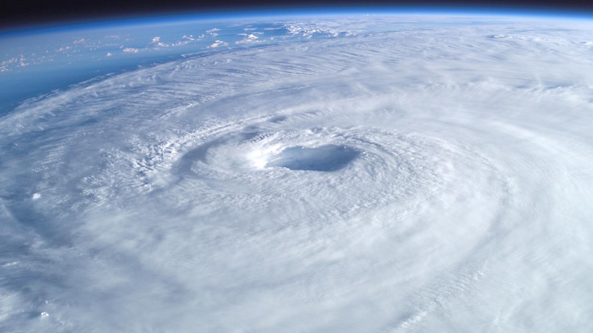 1920x1080 Ocean clouds outer space storm earth hurricane wallpaper, Desktop