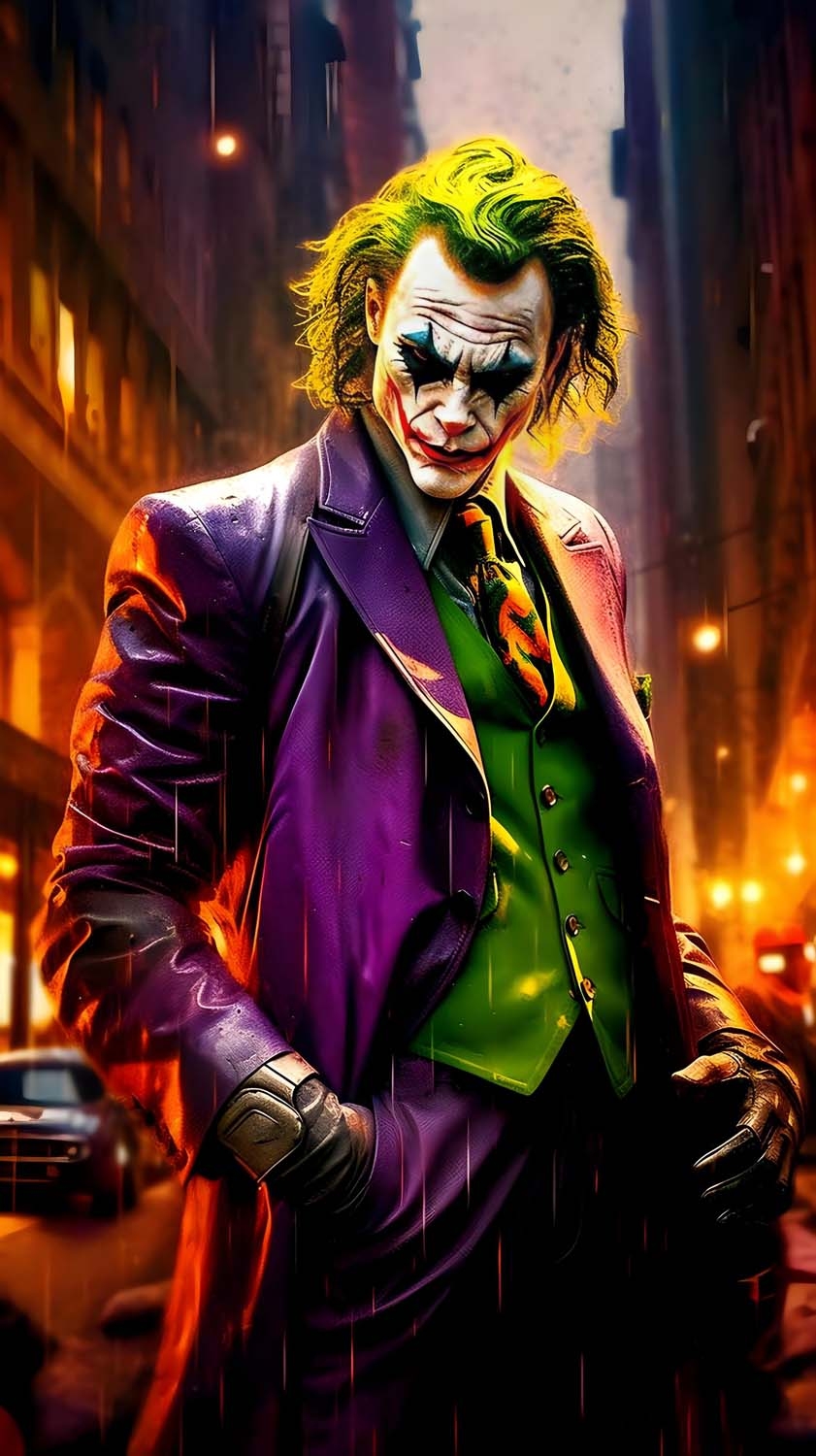 850x1500 The Joker iPhone Wallpaper 4K, Phone