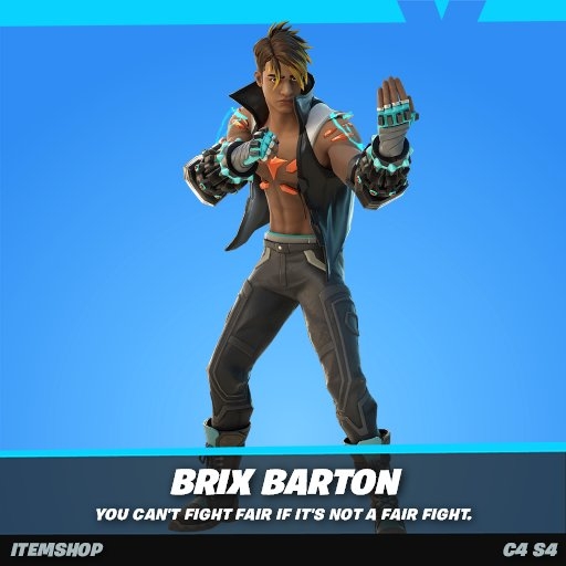 520x520 Brix Barton Fortnite wallpaper, Phone