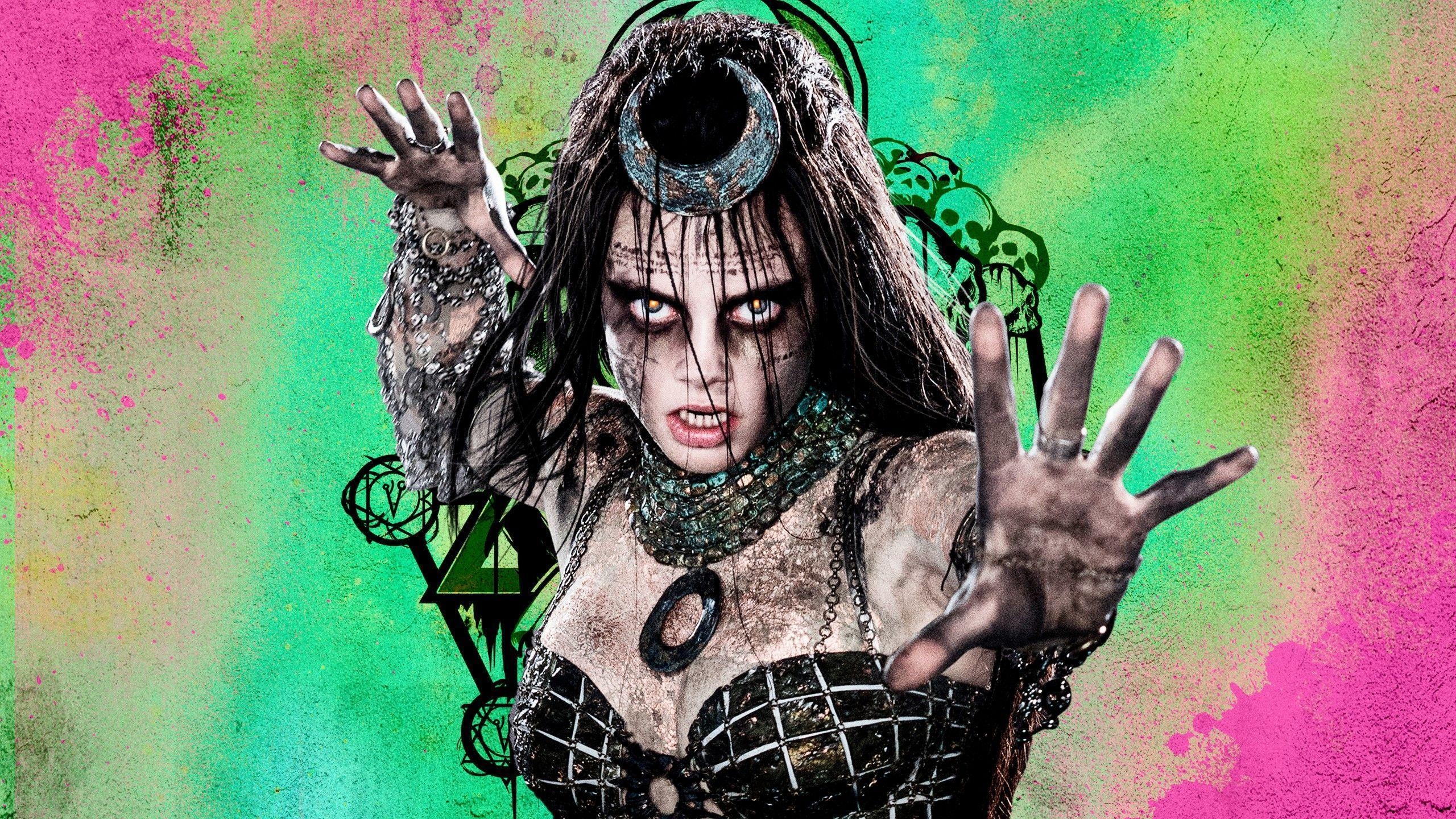 2560x1440 Wallpaper Enchantress, Suicide Squad, June Moone, Cara Delevingne, Desktop