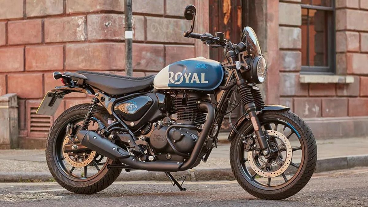 1200x680 Royal Enfield Hunter 350 detailed image: View pics of all colour variants with prices, Desktop