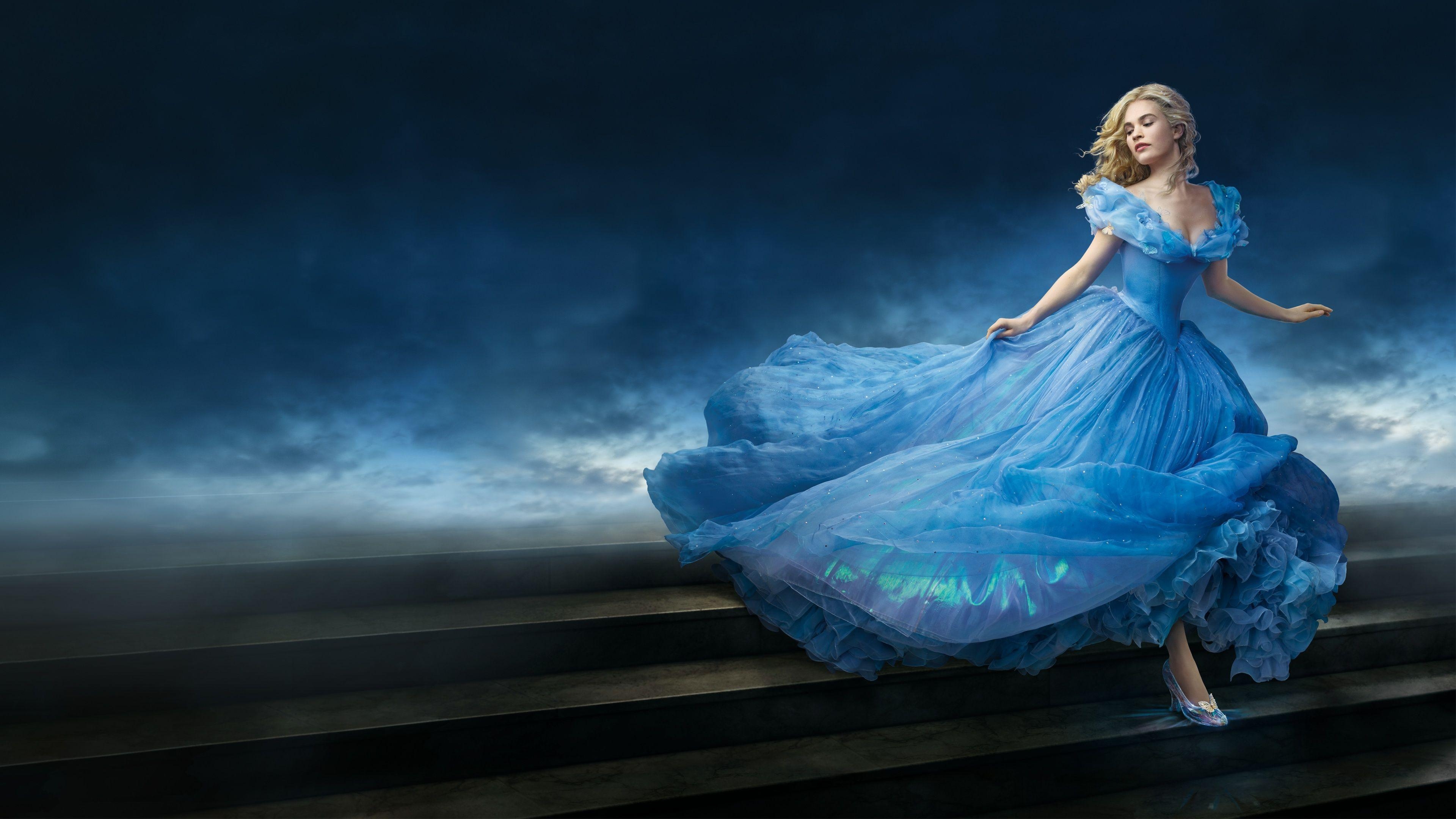 3840x2160 Cinderella (2015) HD Wallpaper and Background Image, Desktop