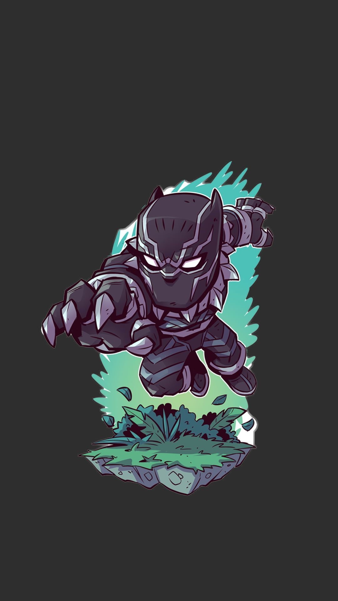 1080x1920 Black Panther Cartoon Wallpaper Free Black Panther Cartoon, Phone