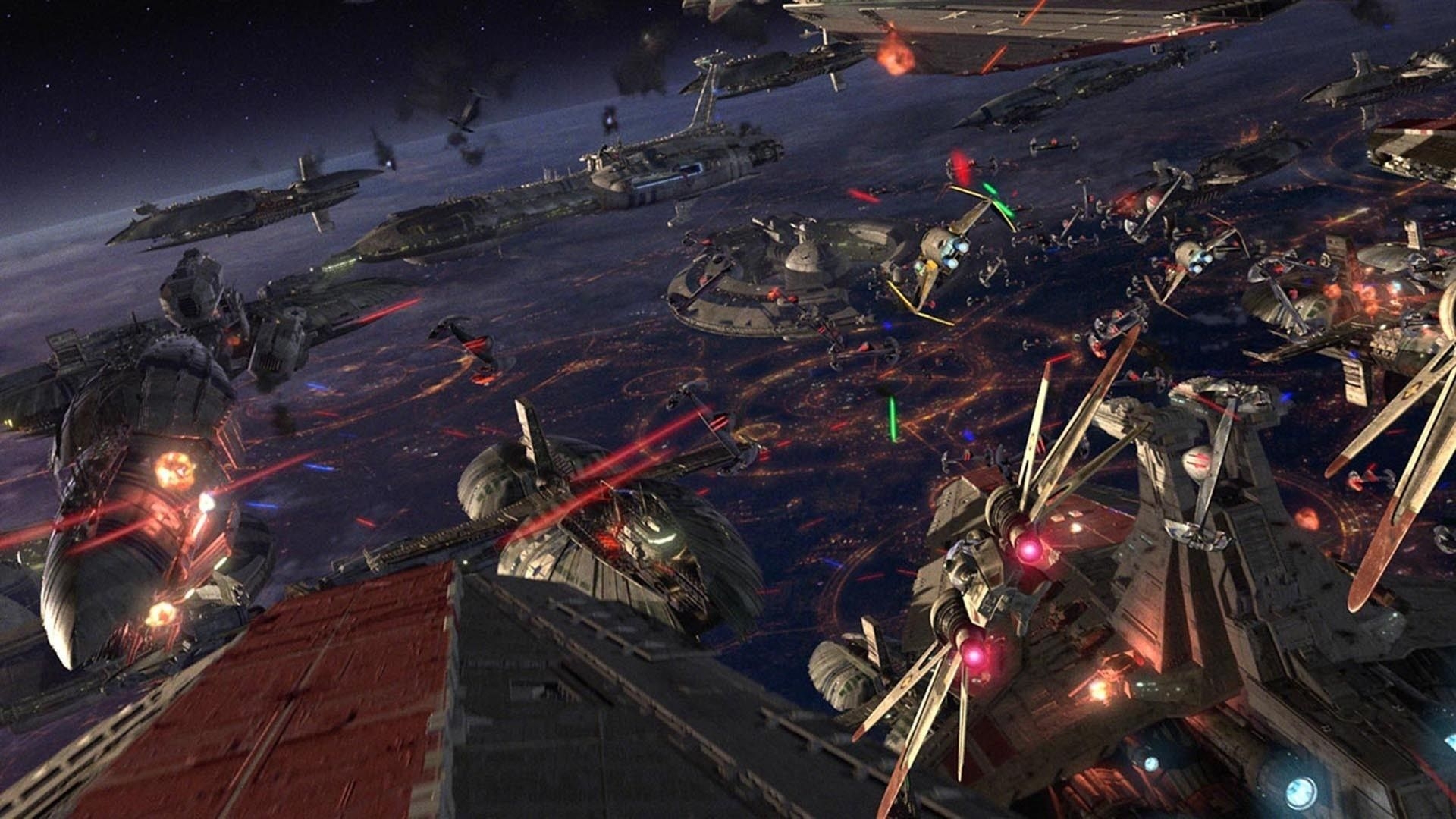 1920x1080 Star Wars Space Battle Wallpaper Free Star Wars Space Battle Background, Desktop