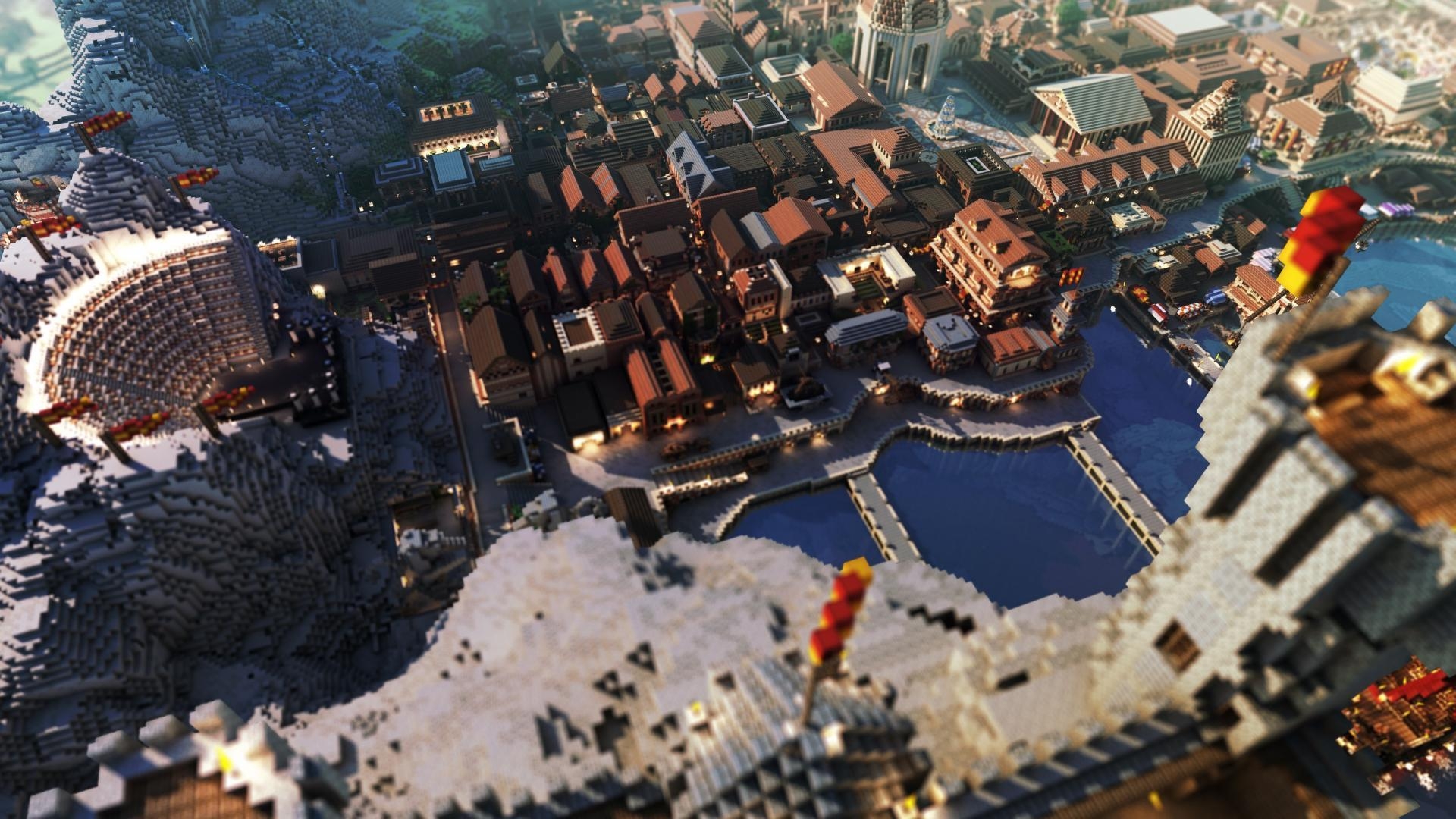 1920x1080 Minecraft game of thrones westeros lannisport wallpaper, Desktop