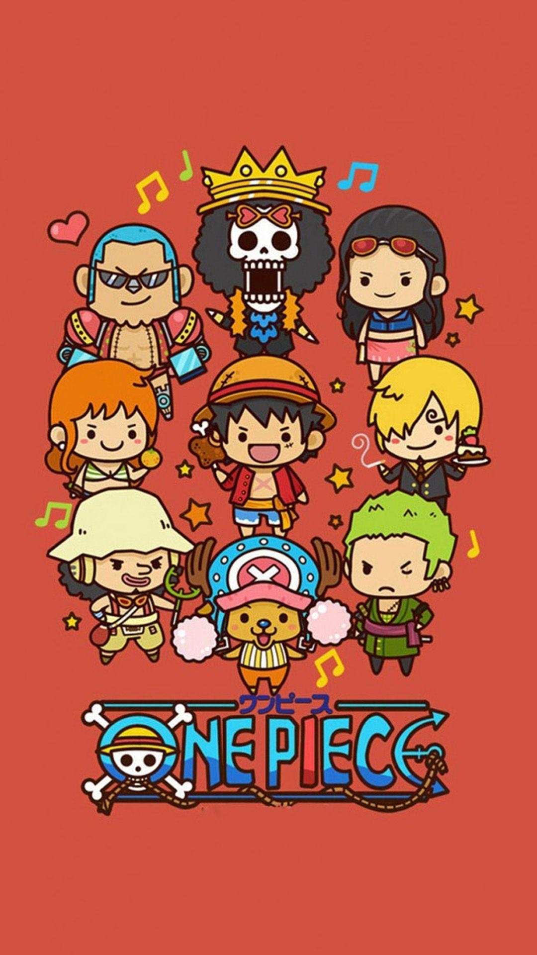 1080x1920 Cute Lovely One Piece Cartoon Poster iPhone 6 Wallpaper Download. iPhone Wallpaper, iPad wallpap. One piece wallpaper iphone, One piece cartoon, One piece anime, Phone