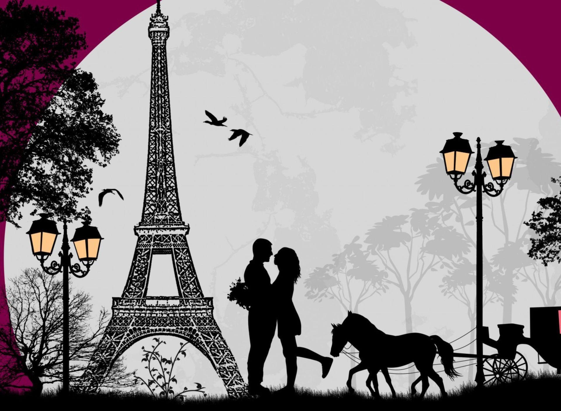 1920x1410 Valentines Day In Paris Wallpaper Wide or HD. Digital Art Wallpaper, Desktop