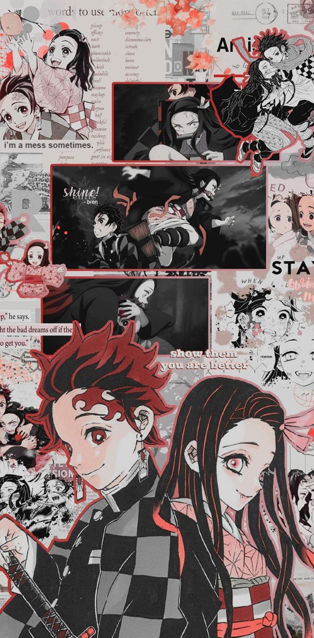 630x1280 Tanjirou and Nezuko wallpaper, Phone