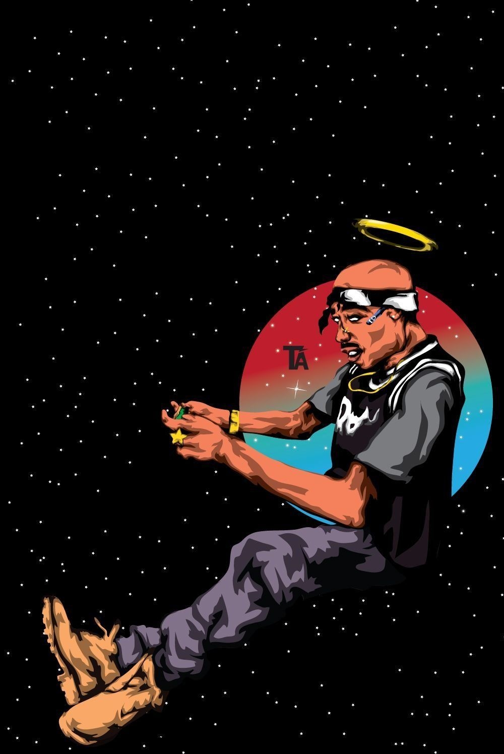 1000x1500 Animated Wallpaper Rappers Cartoon, Phone