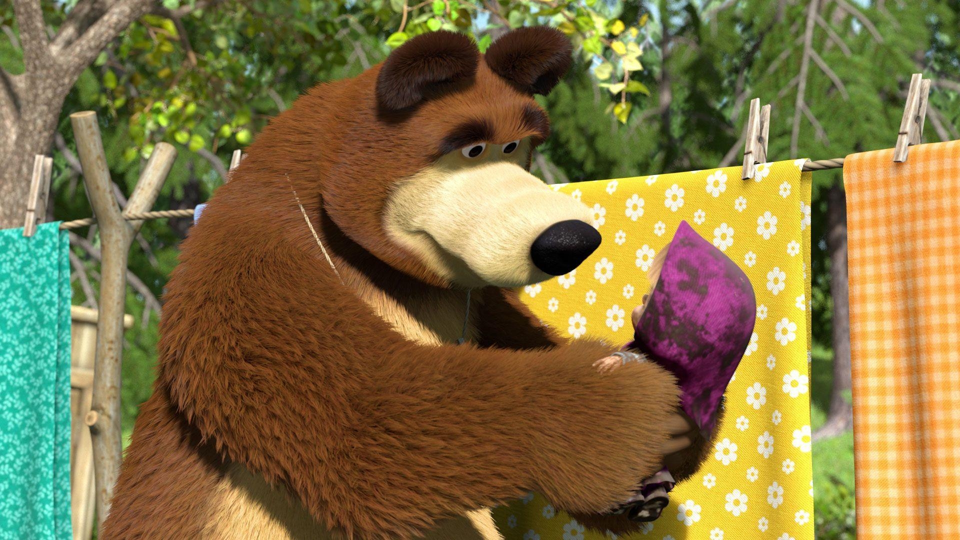 1920x1080 HD Masha and The Bear Wallpaper, Desktop