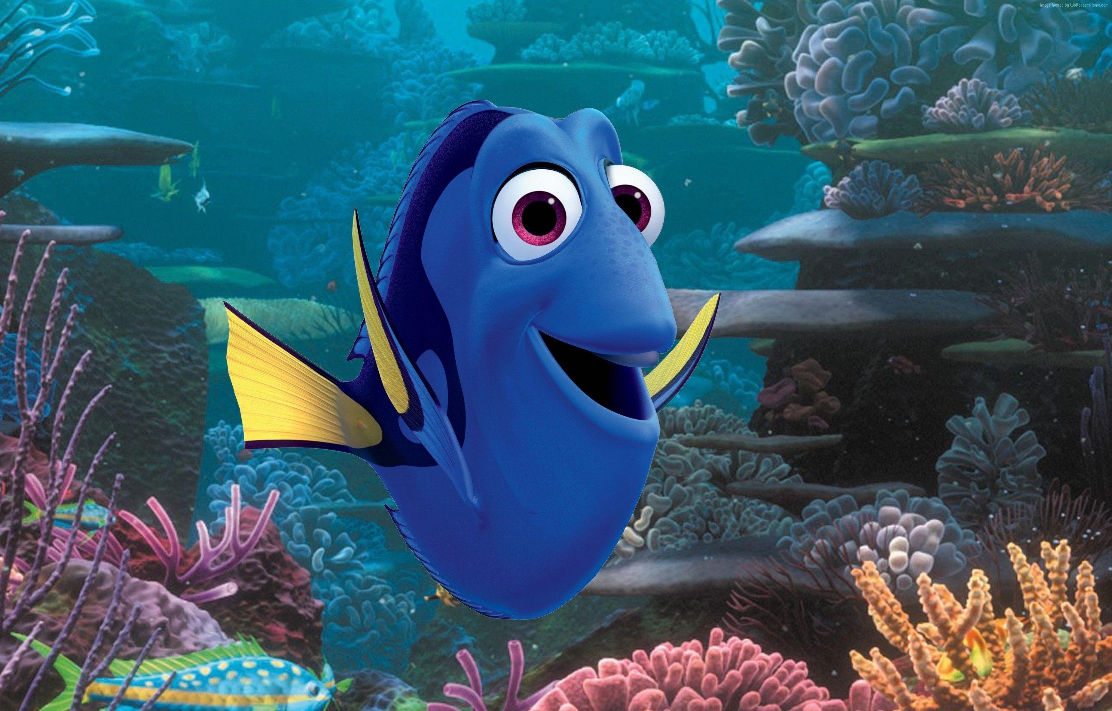 3700x2370 Finding Dory Wallpaper, Movies: Finding Dory, nemo, fish, Pixar, Desktop