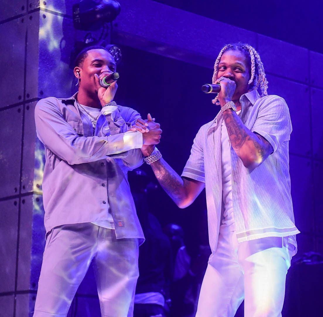 1110x1080 Blog: Lil Durk & G Herbo Joke About Just Playing Each Other's Hits During “Verzuz” Battle. Lil durk, Purple wall art, Purple aesthetic, Desktop