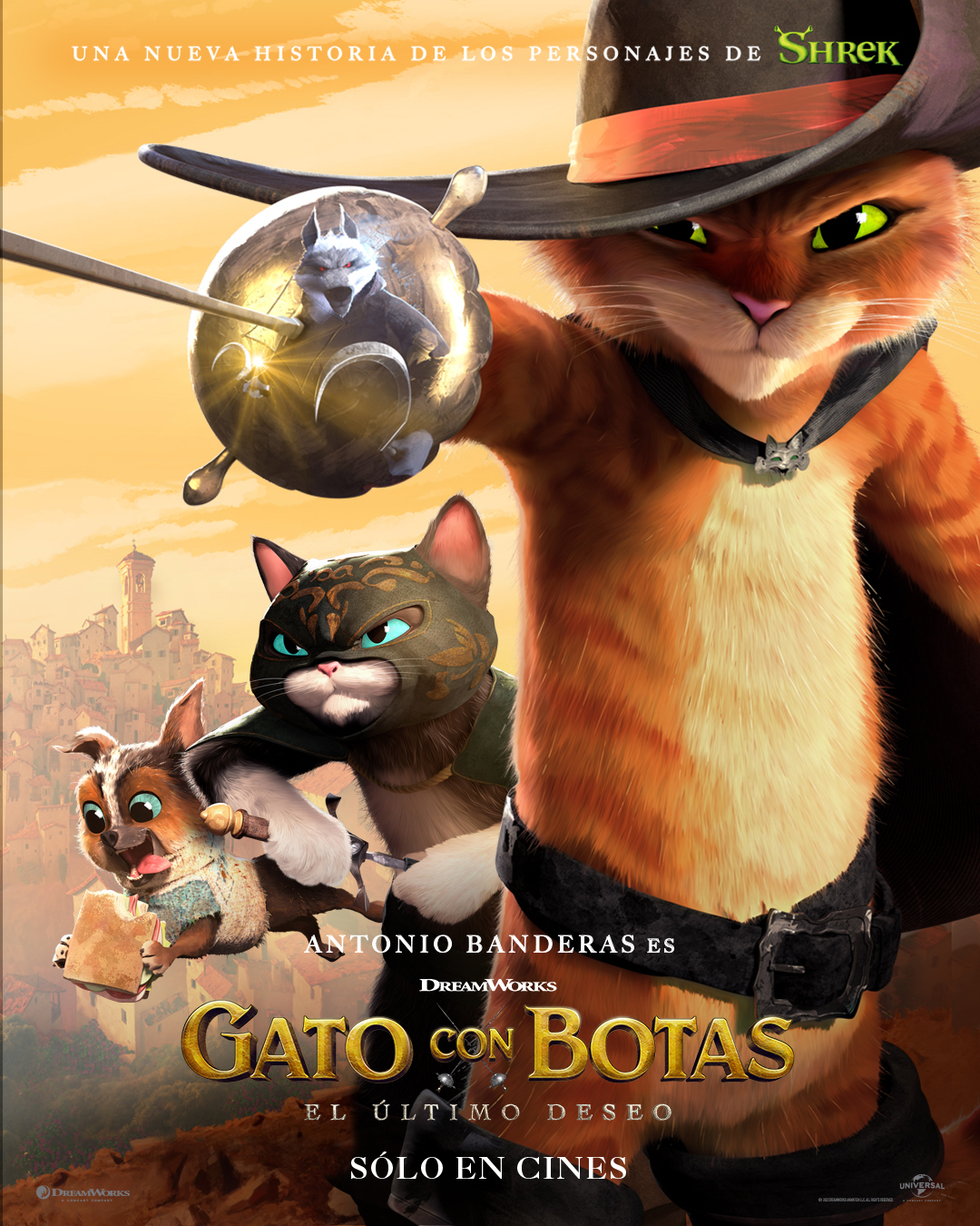 1080x1350 Gato con botas: El último deseo. The Dubbing Database, Phone