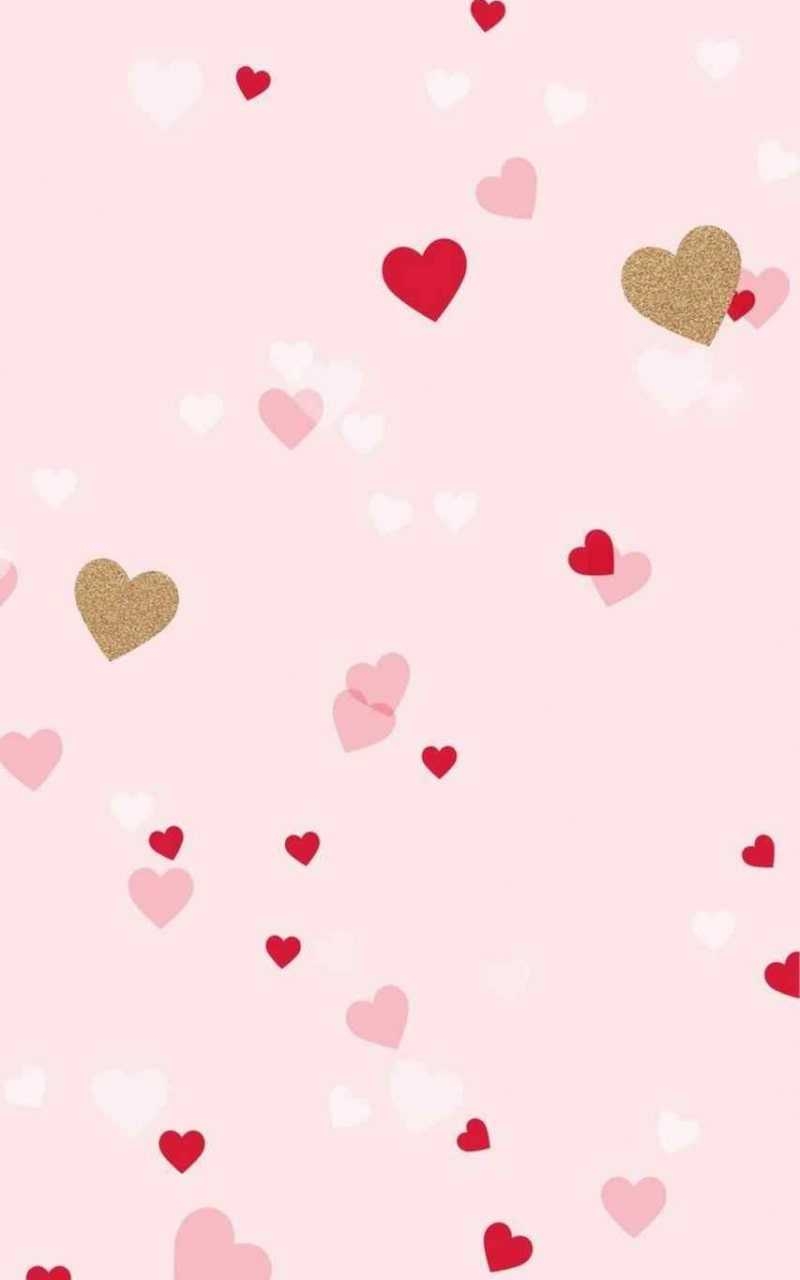 800x1280 Cute Valentines Day Wallpaper, Phone